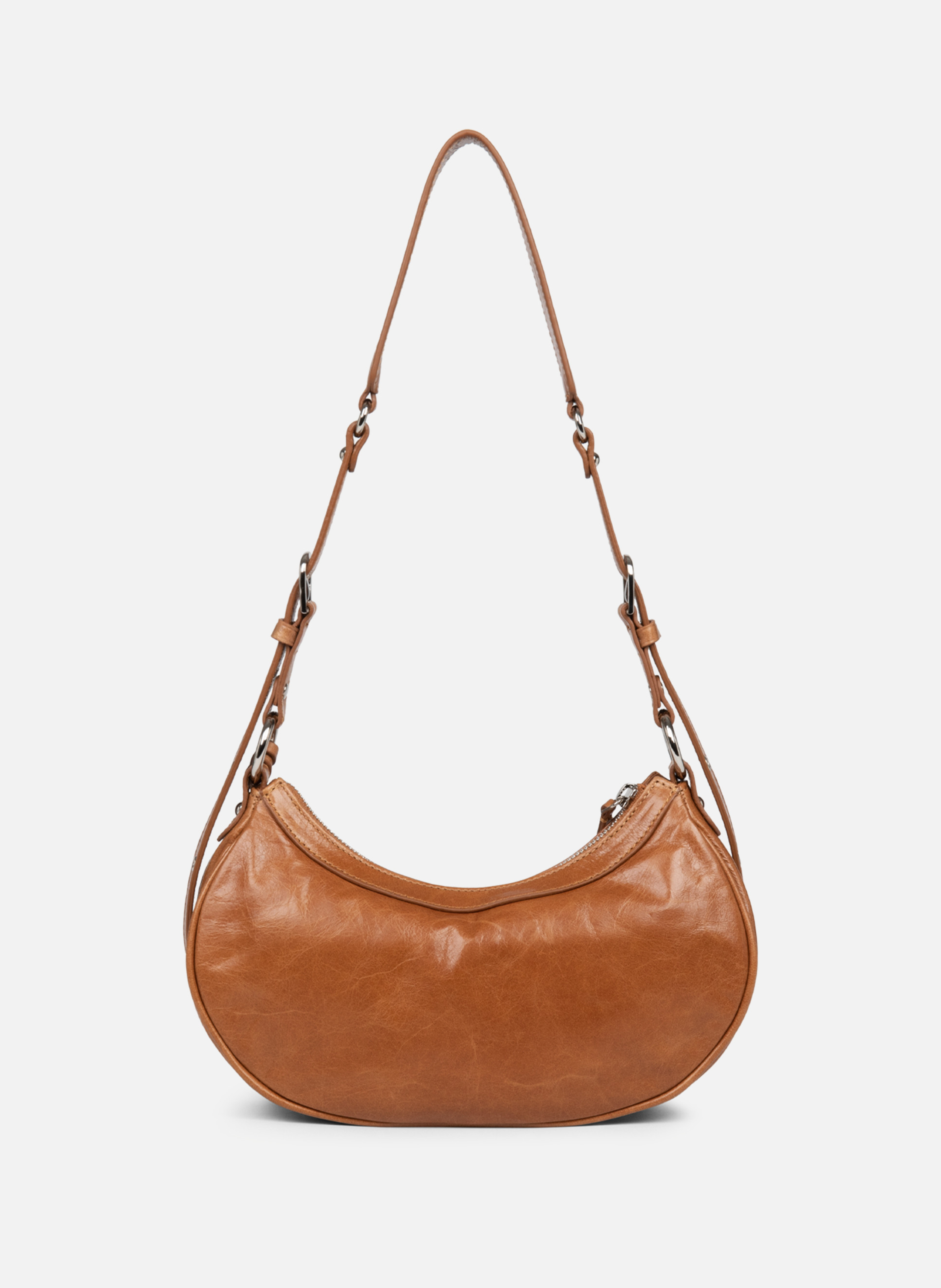 Small half moon bag - Rétro & Glam LANCASTER Brown