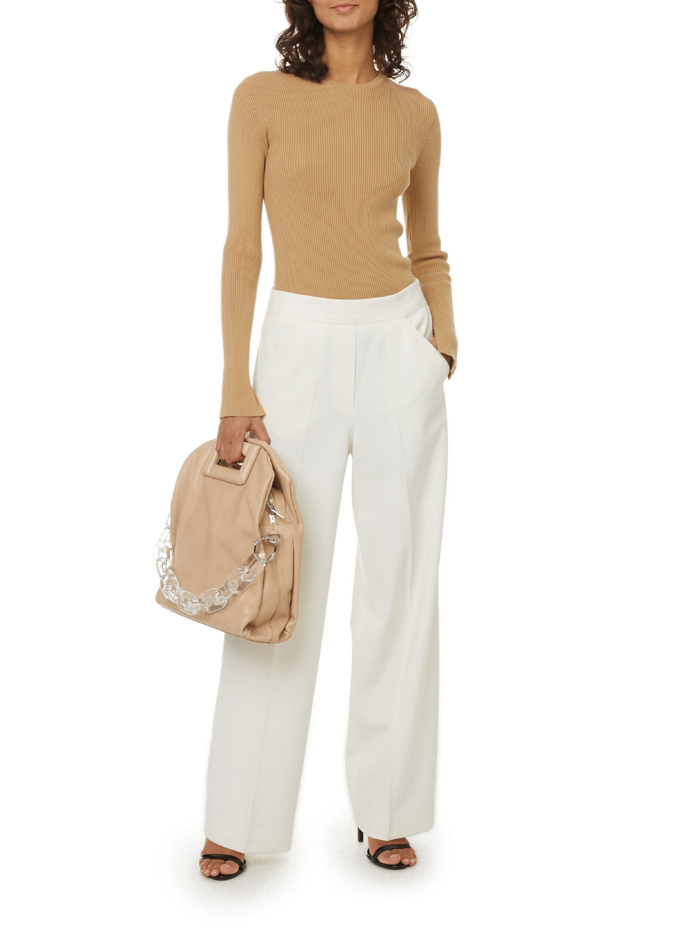 Pull côtelé en coton SAISON 1865 Marron