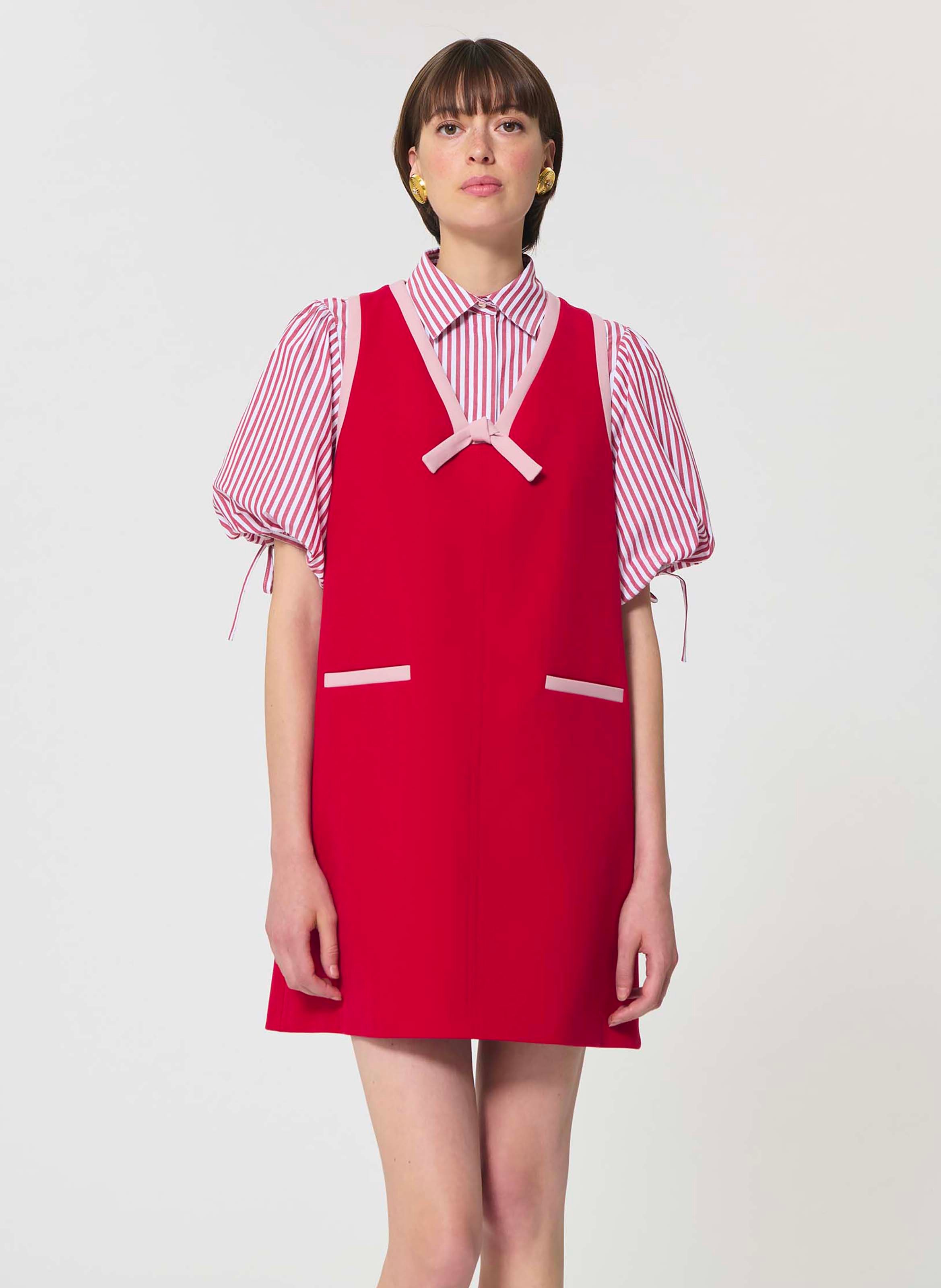 Robe rule TARA JARMON Rouge