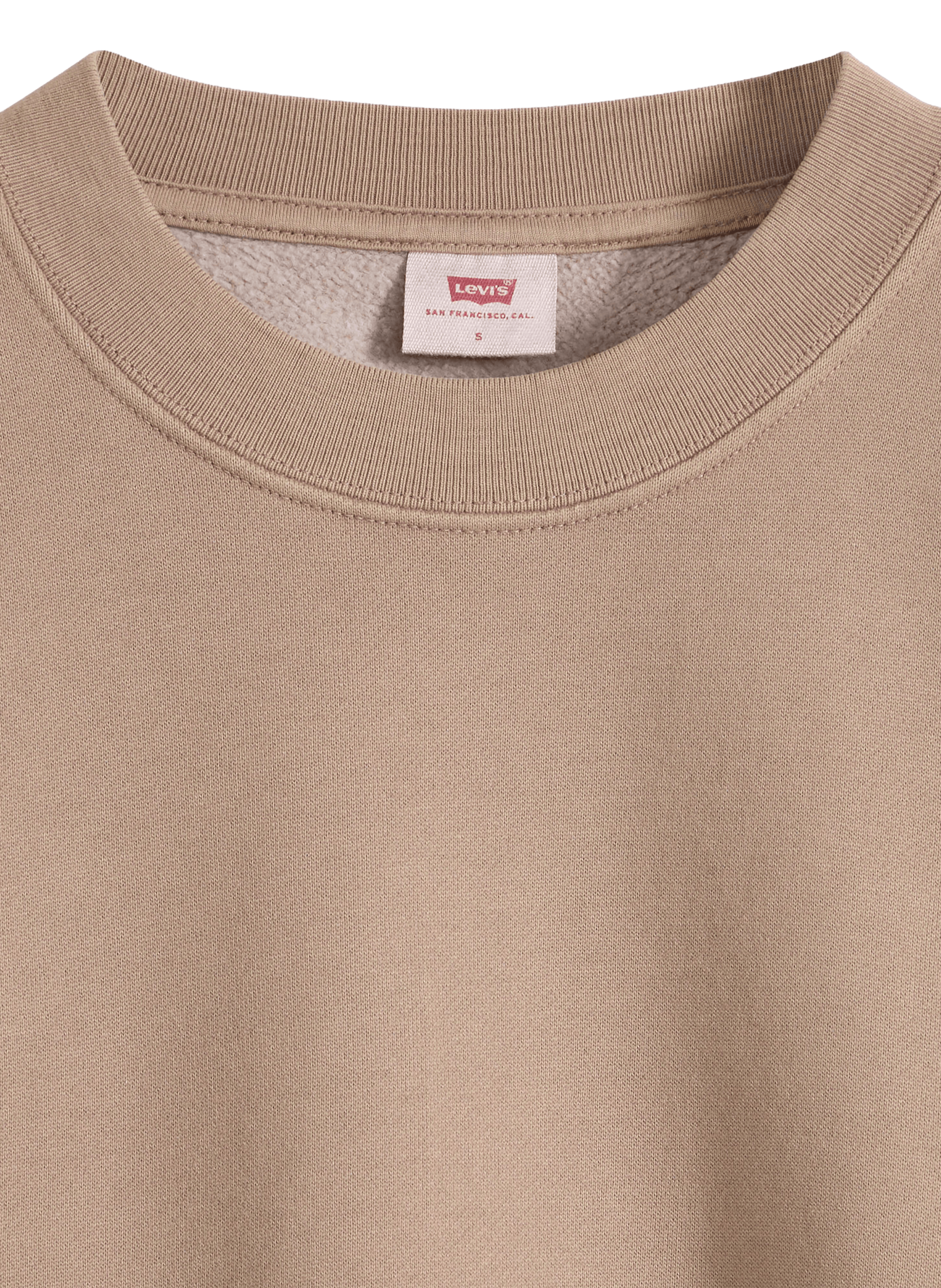 Sweat large en coton mélangé LEVI'S Marron