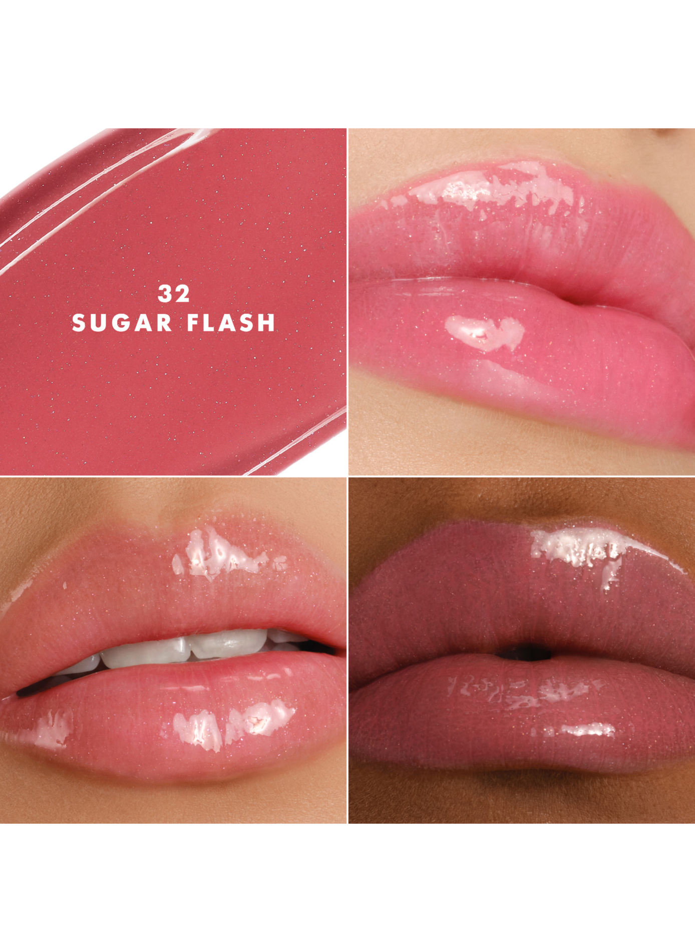 Prisma Glass Lip Balm intense color and shine Sugar flash