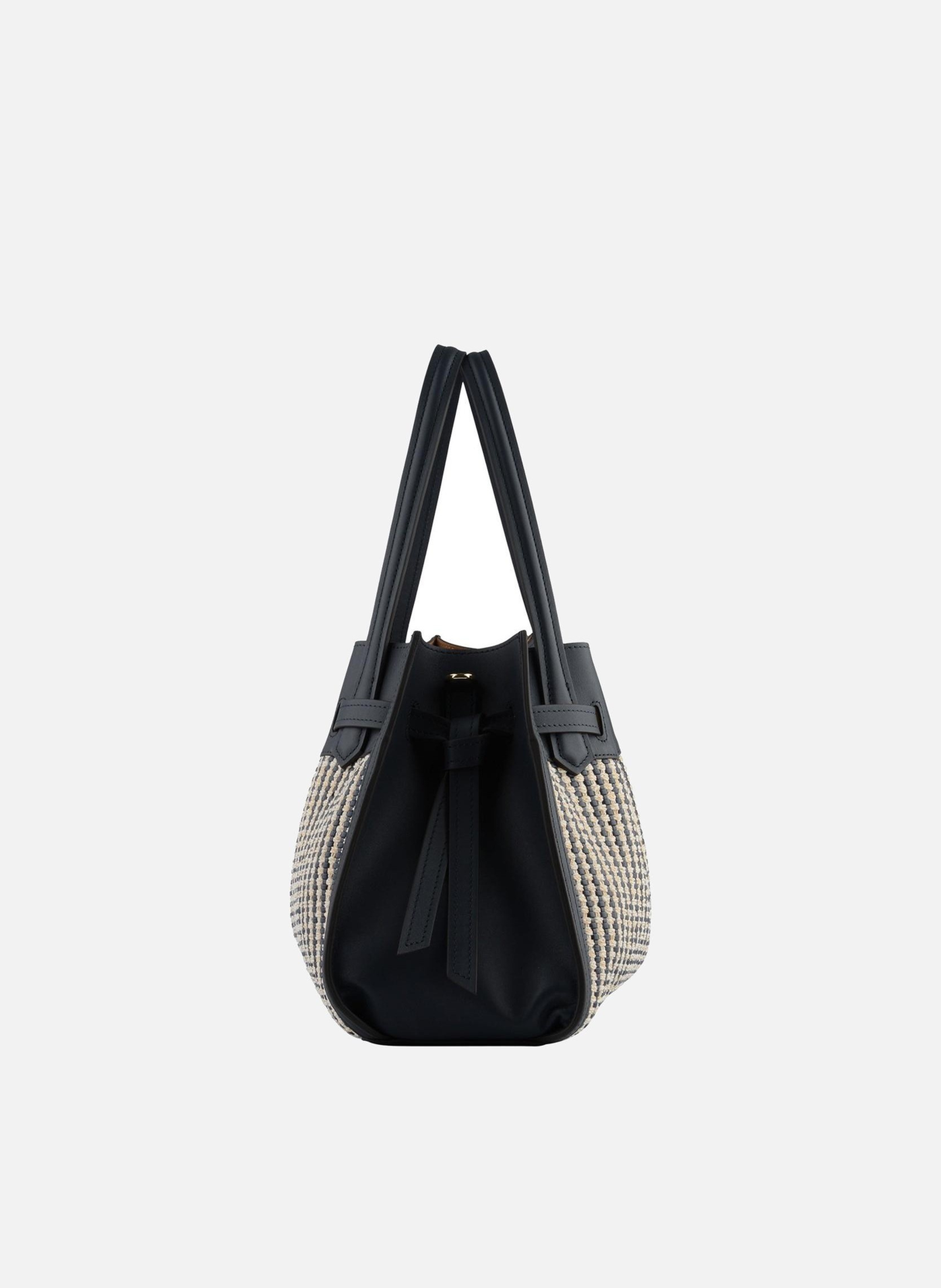 Blossom tressé | sac à main POURCHET Bleu