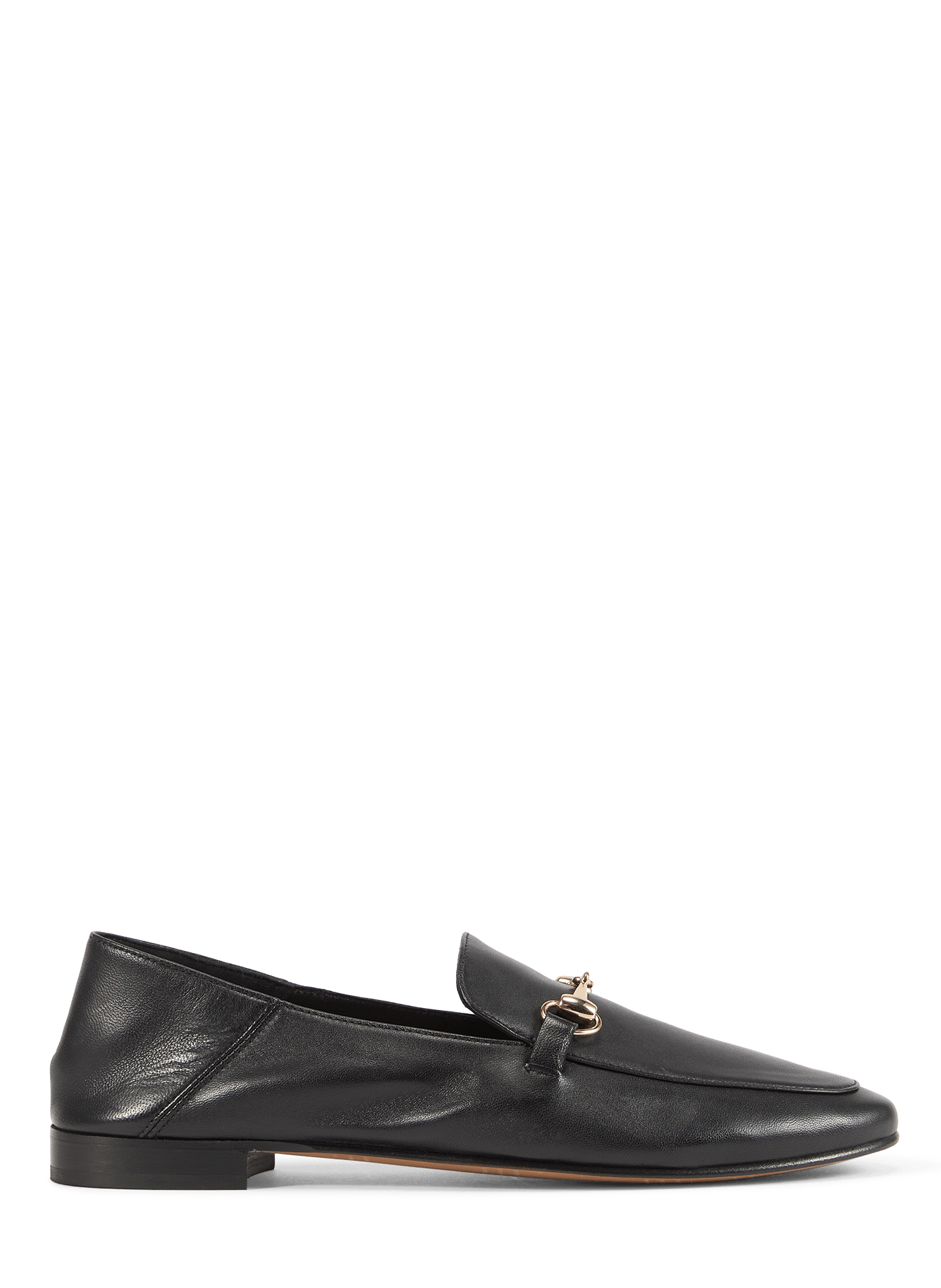 JILL leather moccasins BOBBIES Black