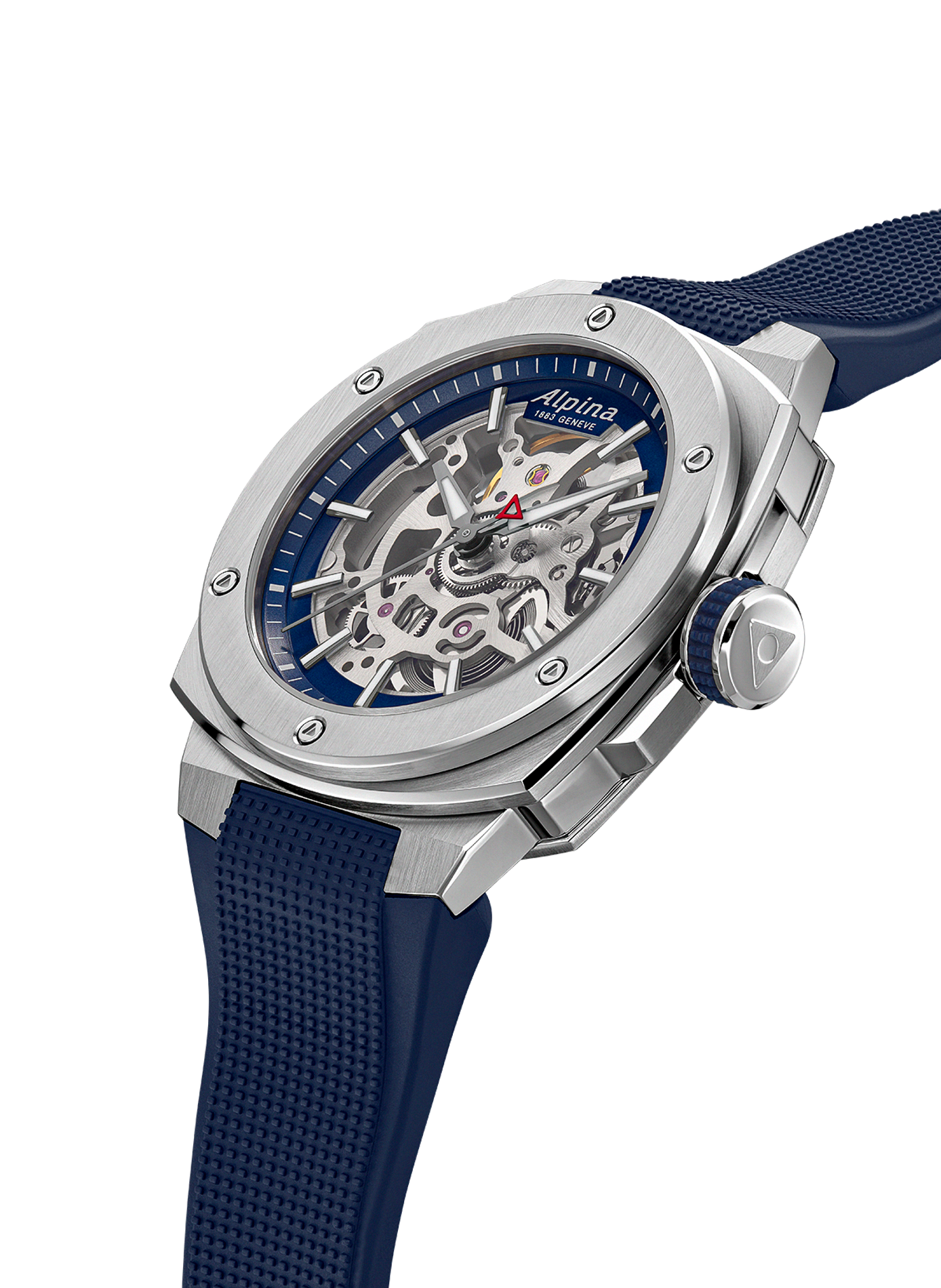 Montre quartz Extreme Skeleton Automatic en acier inoxydable ALPINA Gris