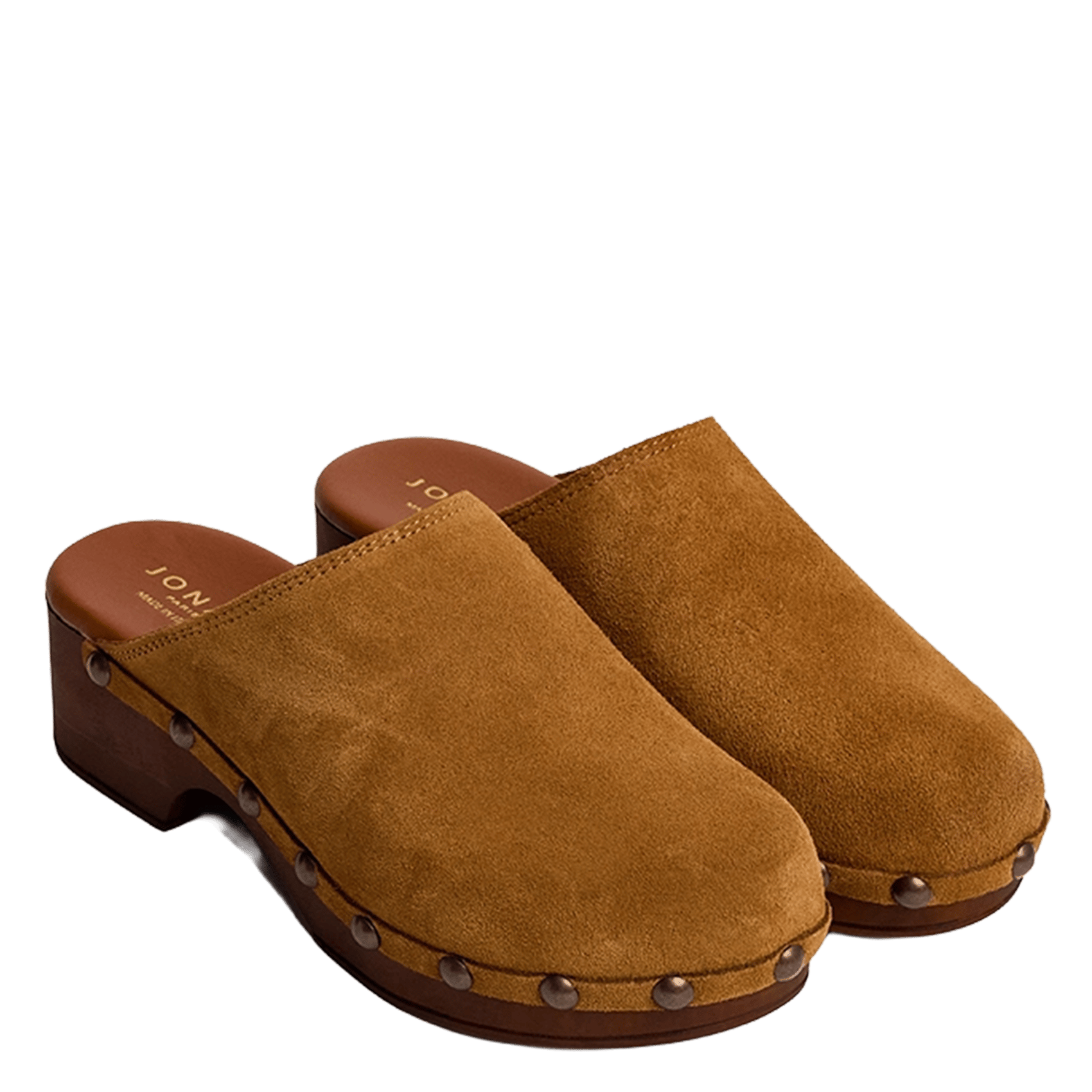 Sabots en cuir naky JONAK Marron