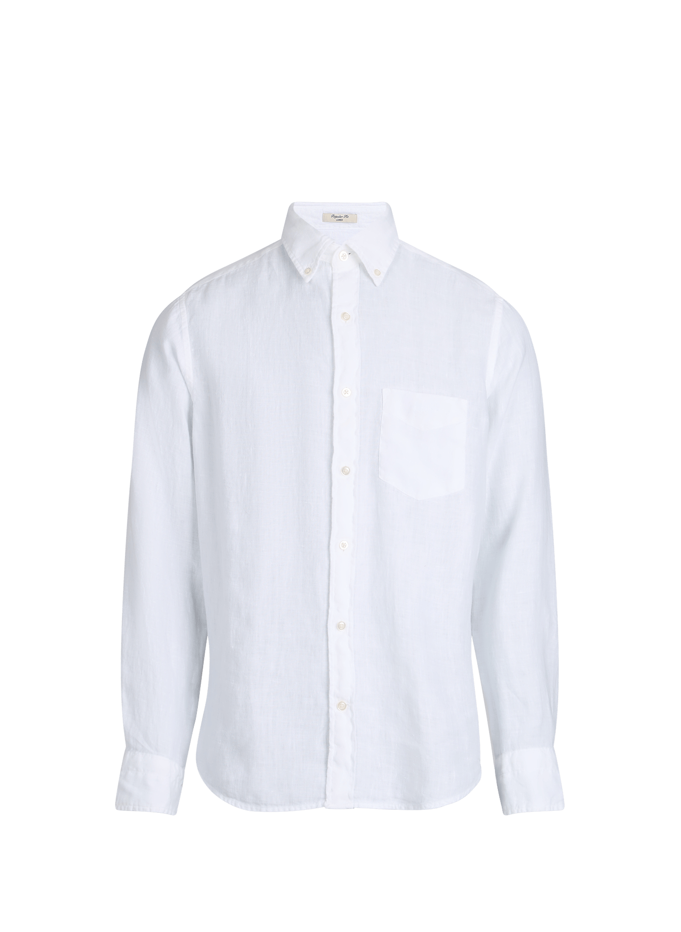 Chemise droite en lin  GANT Blanc