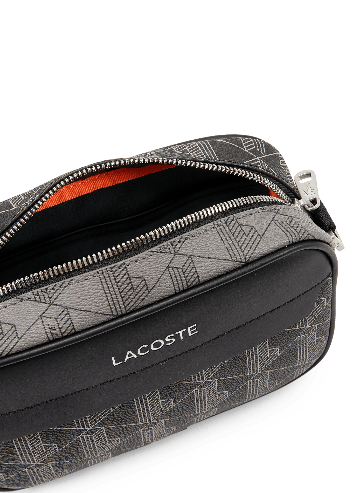 Small reporter bag The Blend with charms LACOSTE Grey