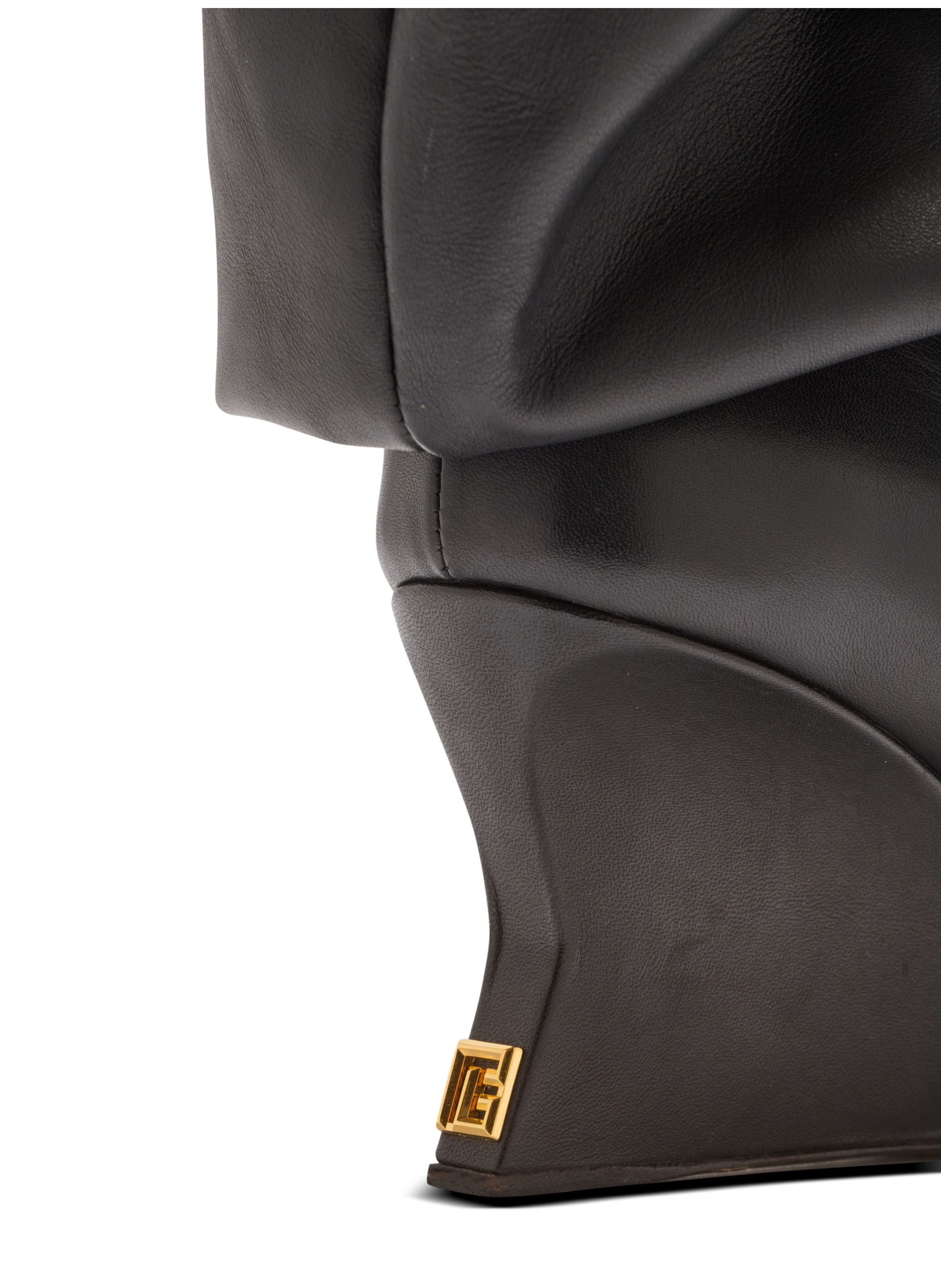 Bottines wedge BALMAIN Noir