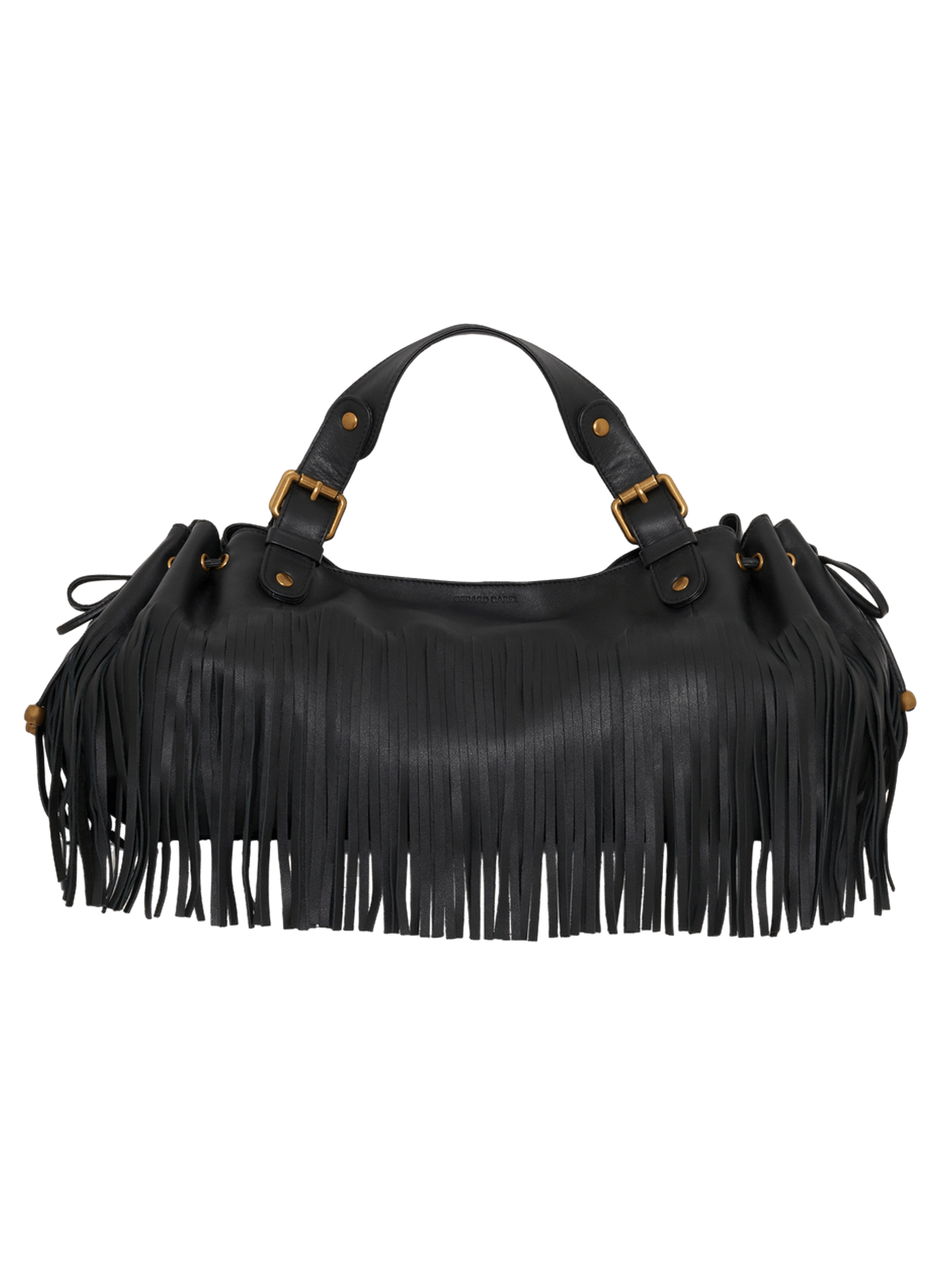 Sac à main en cuir - 24h franges GERARD DAREL Noir