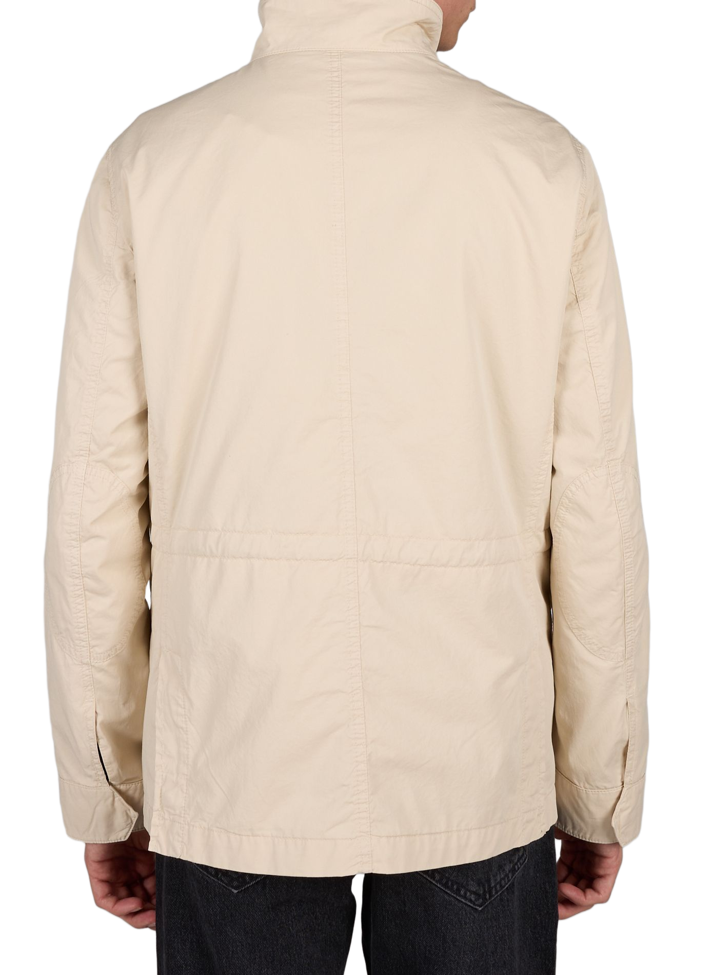 Jacket with high collar in cotton FACONNABLE Beige