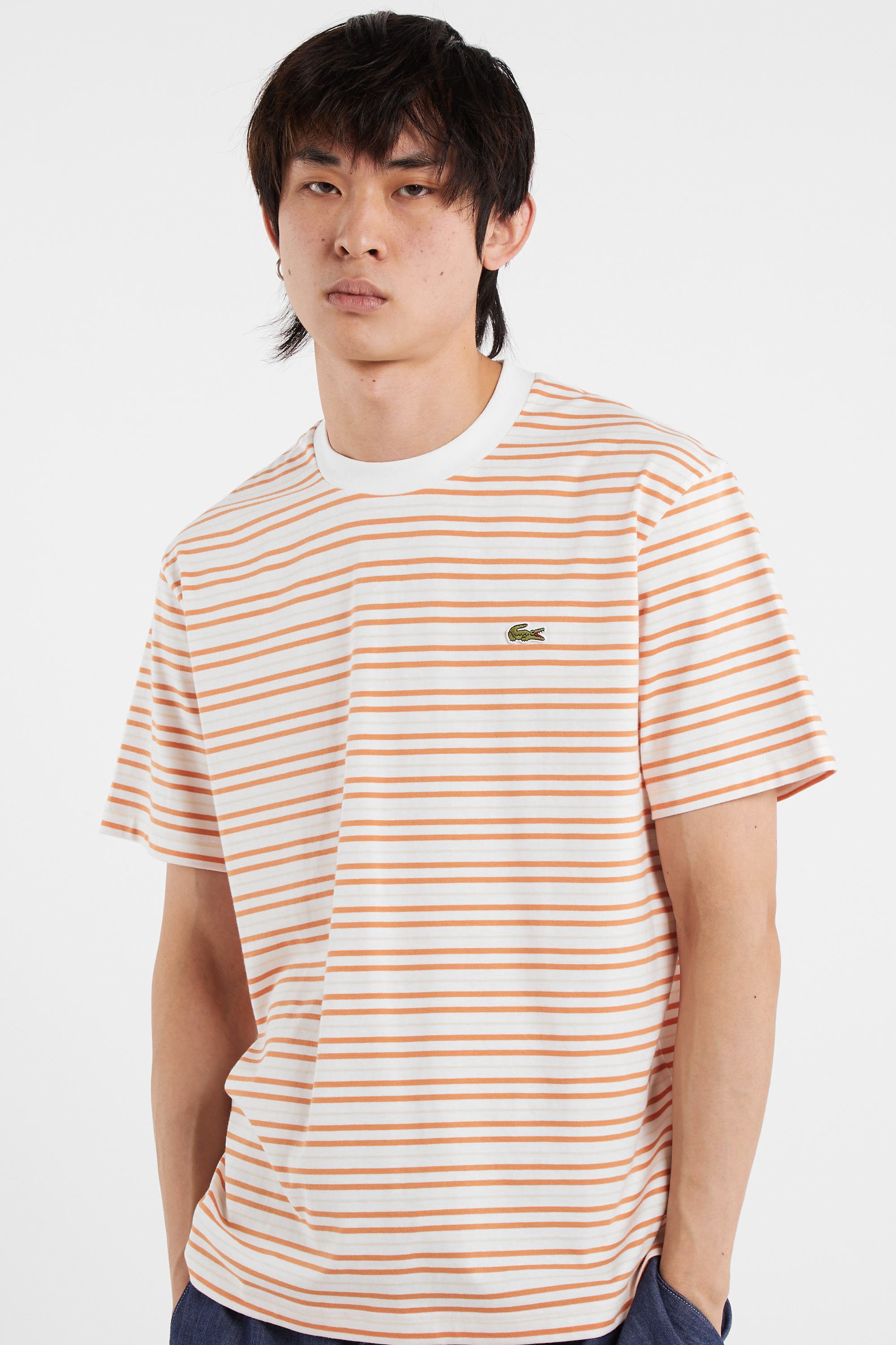 T-shirt tee-shirt LACOSTE Orange