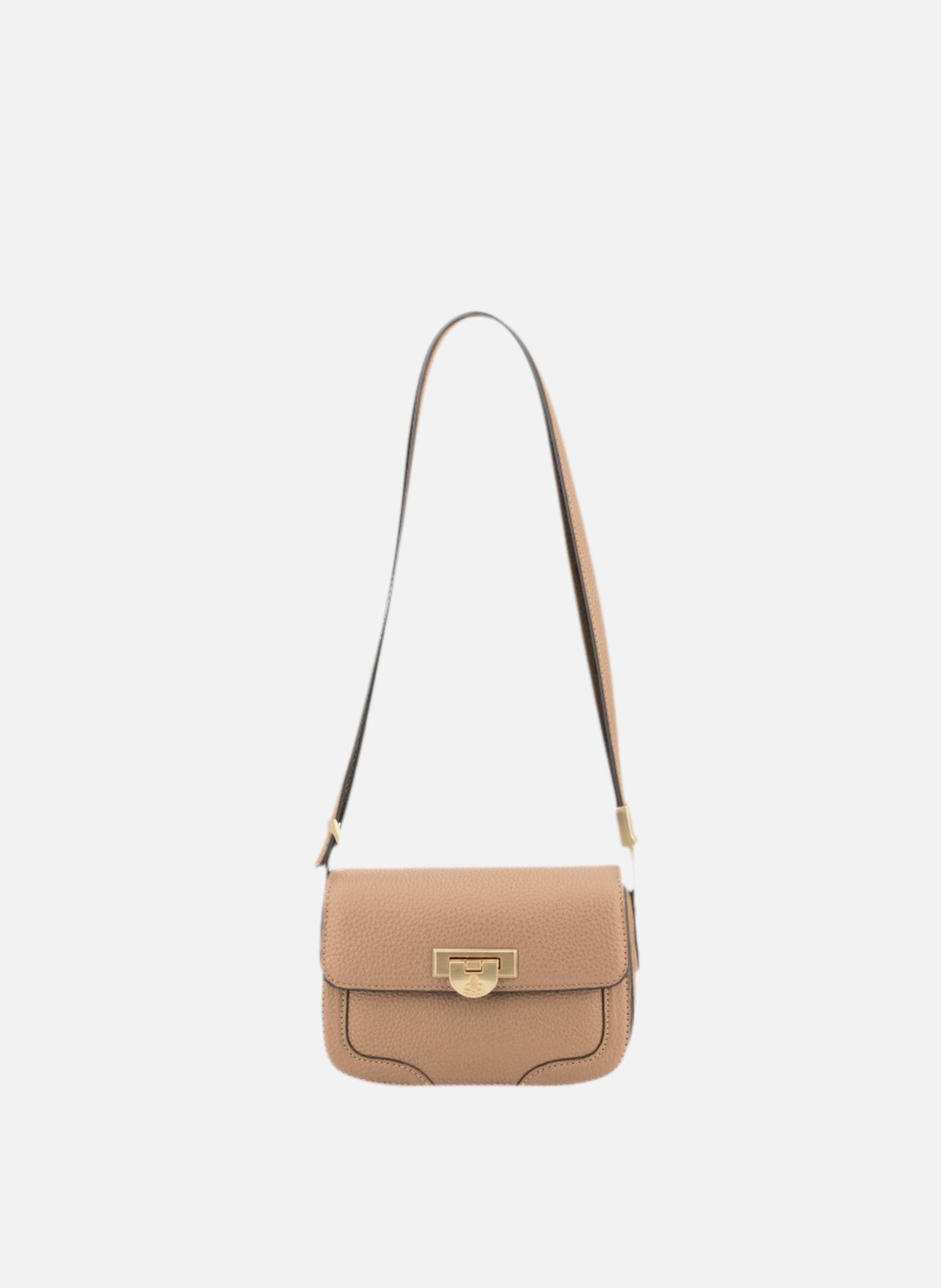 Auteuil | sac besace en cuir de vachette POURCHET Marron