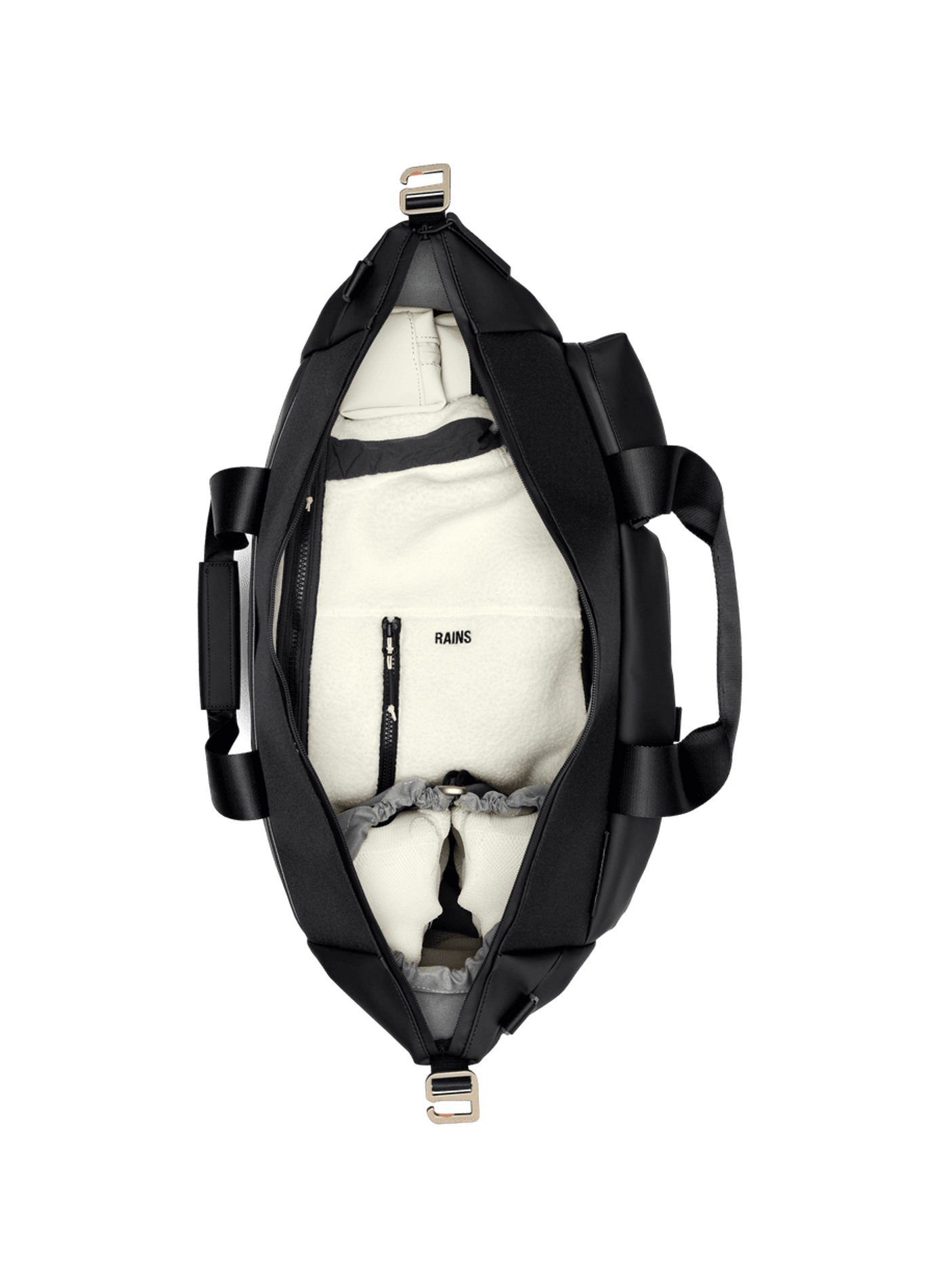 Reisetasche Otaru mit Schultergurt RAINS Schwarz