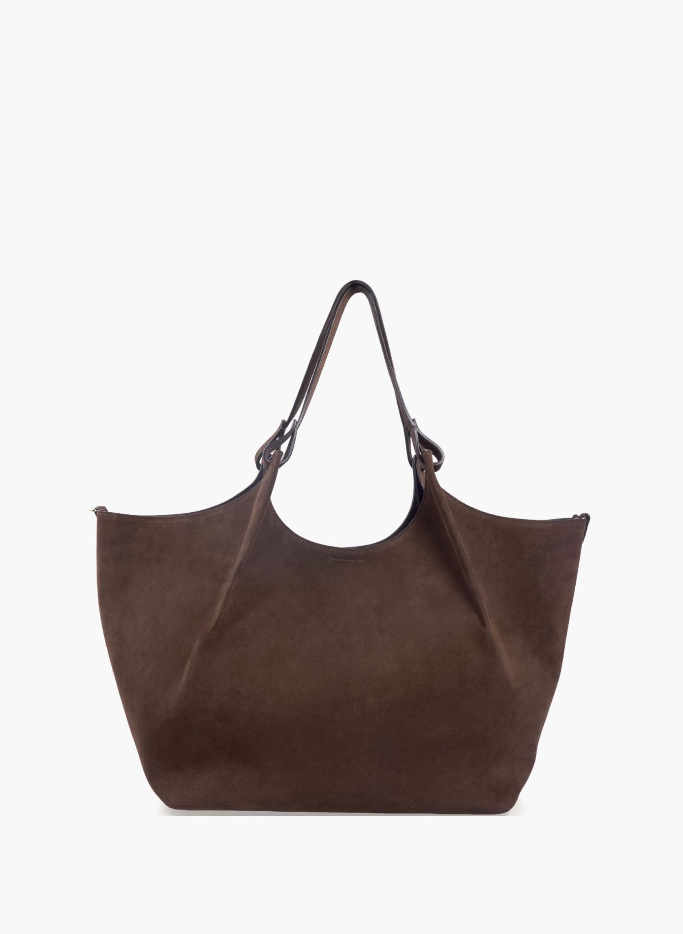Sac cabas sybil cuir daim JULES & JENN Marron