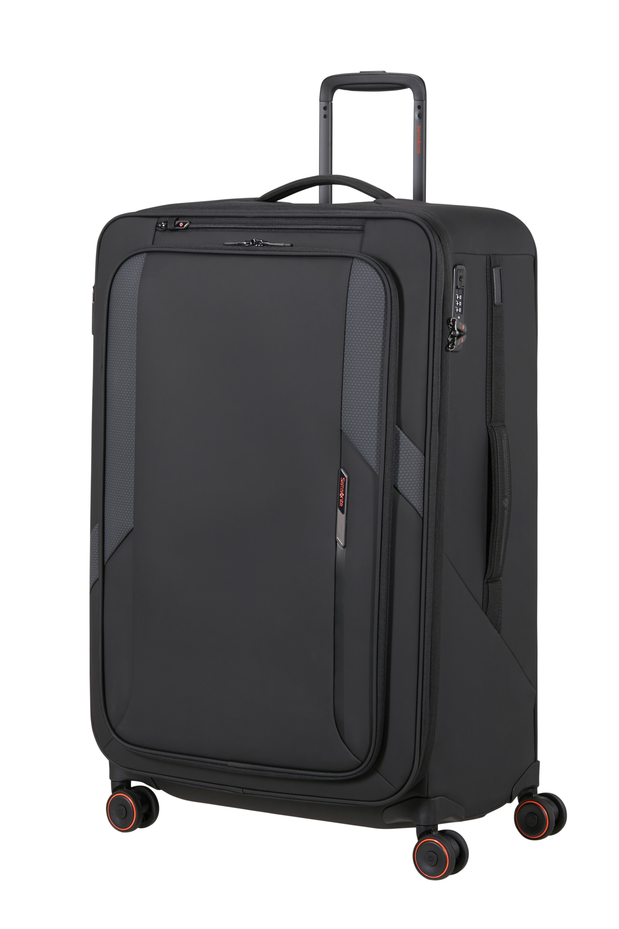 Glazed valise 4 roues taille l  Black