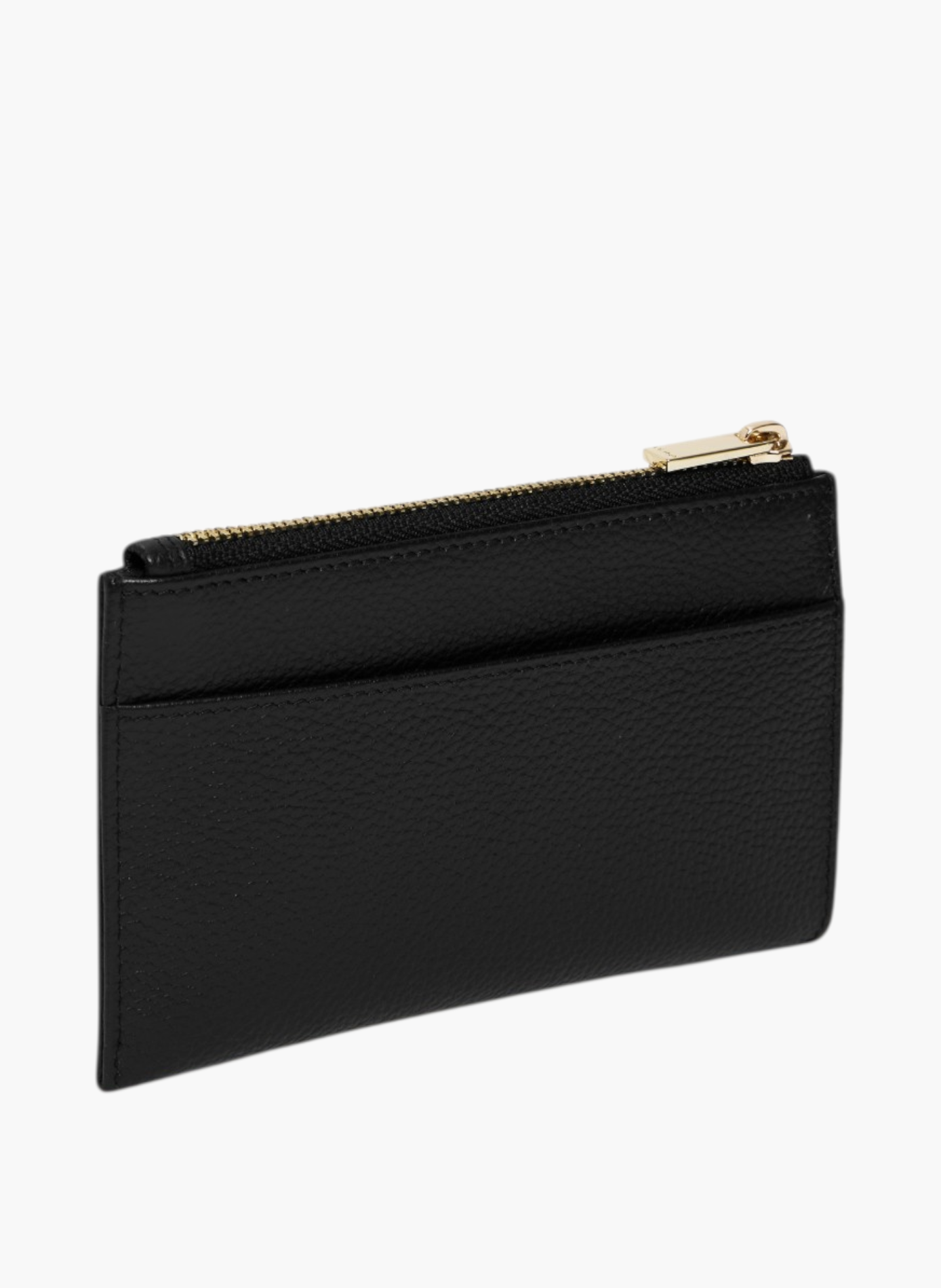 Etui clés zippé albertine en cuir grainé LE TANNEUR Noir