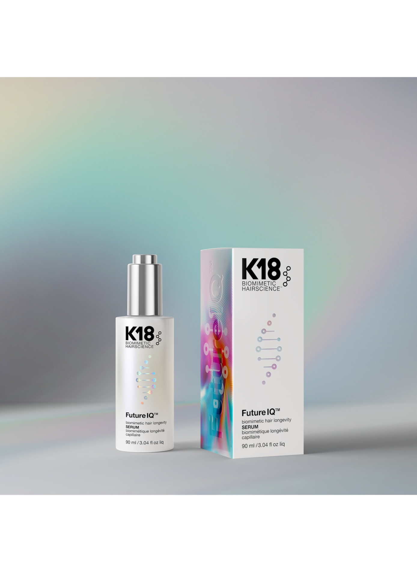 FutureIQ Biomimetic hair longevity serum K18 No color