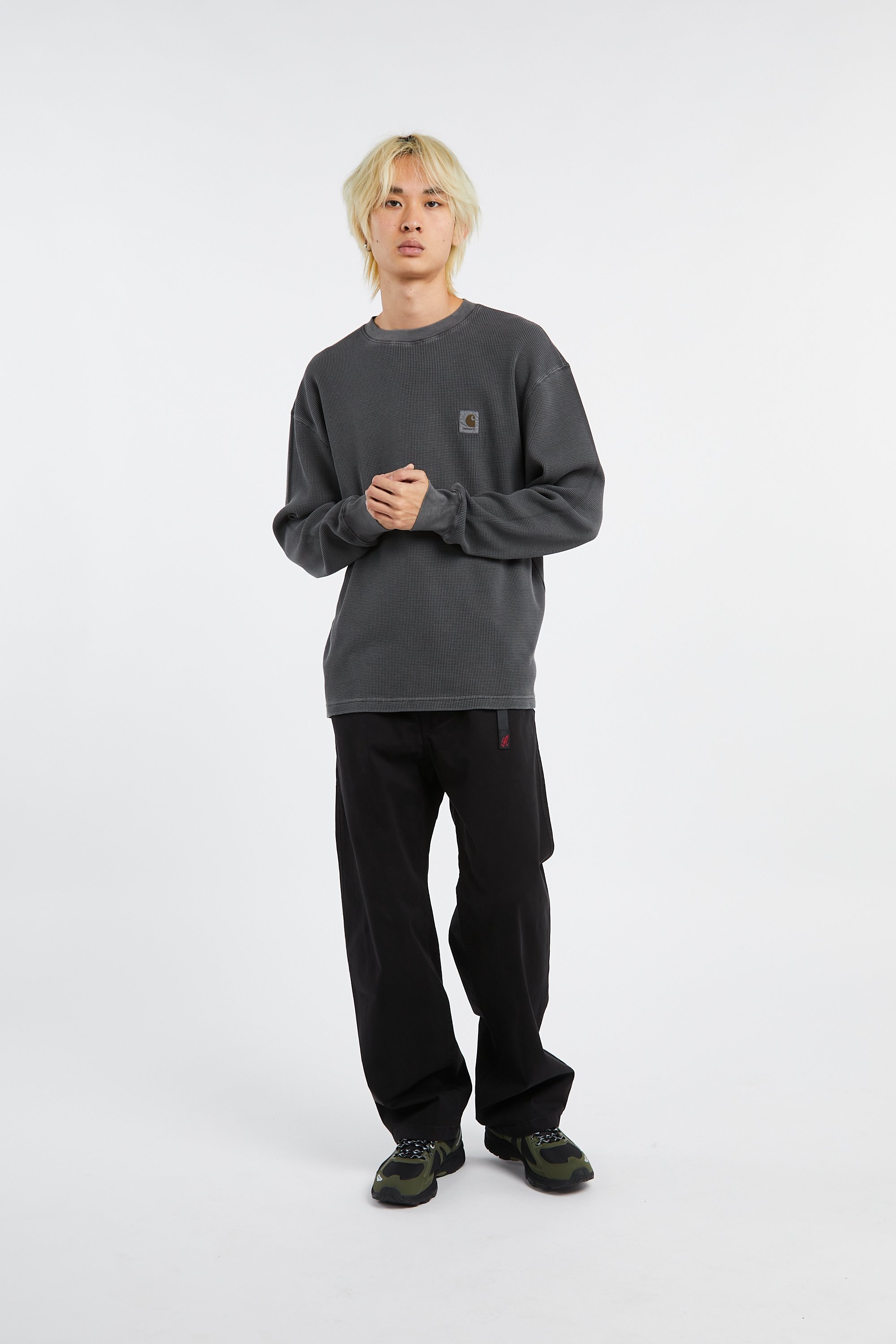 Sweatshirt l/s vista waffle t-shirt CARHARTT WIP Noir