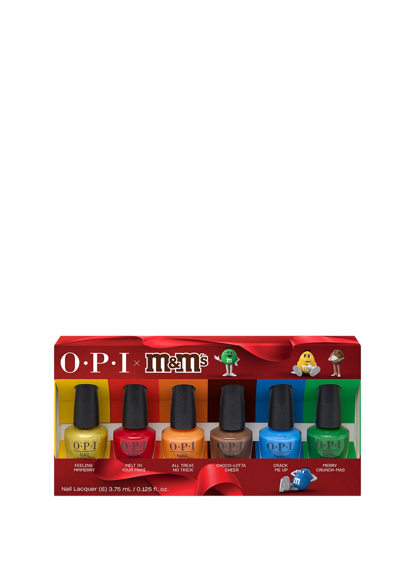 Set of 6 mini nail polishes - OPI x M&M'S OPI No color