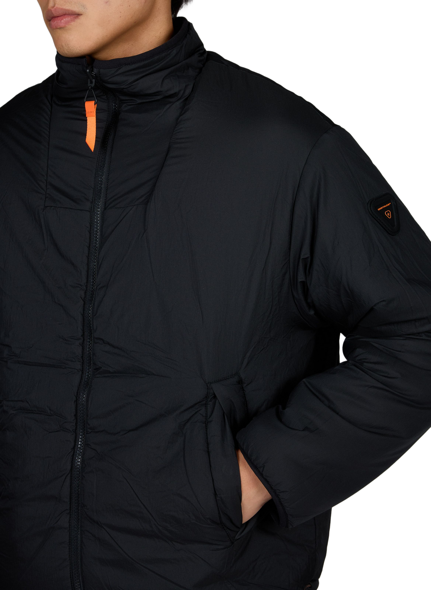 Wendebare Nobu-Jacke mit Schlupfkragen GERTRUDE Schwarz