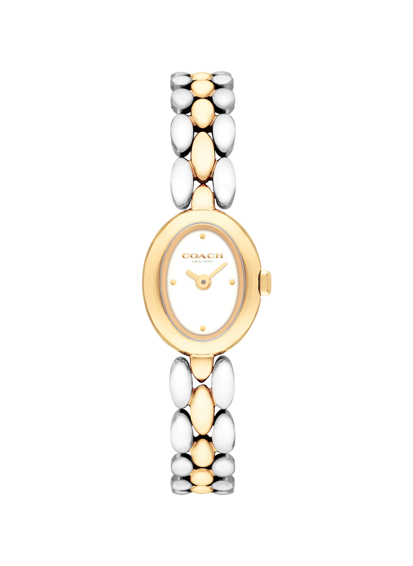 Montre quartz Sammy en acier inoxydable COACH Doré