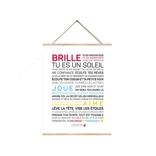 Affiche Brille tu es soleil