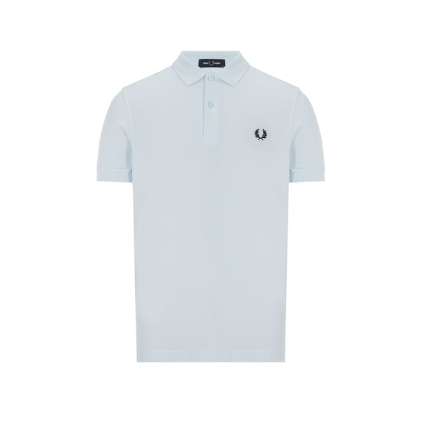 Aspect uniCoupe droiteCol polo avec fermeture à boutonsManches courtesLogo brodé sur poitrine