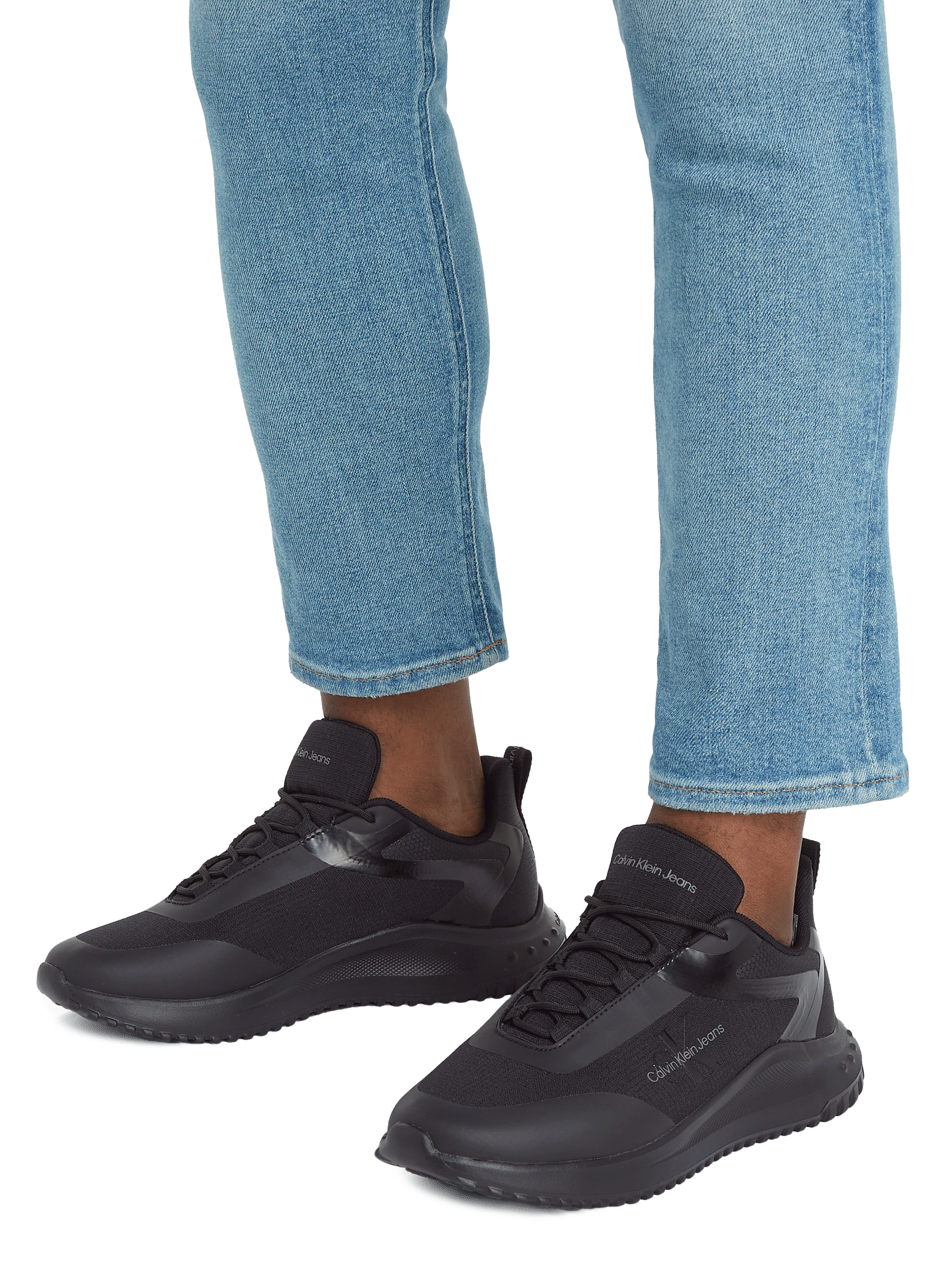 Bi-material sneakers CALVIN KLEIN Black