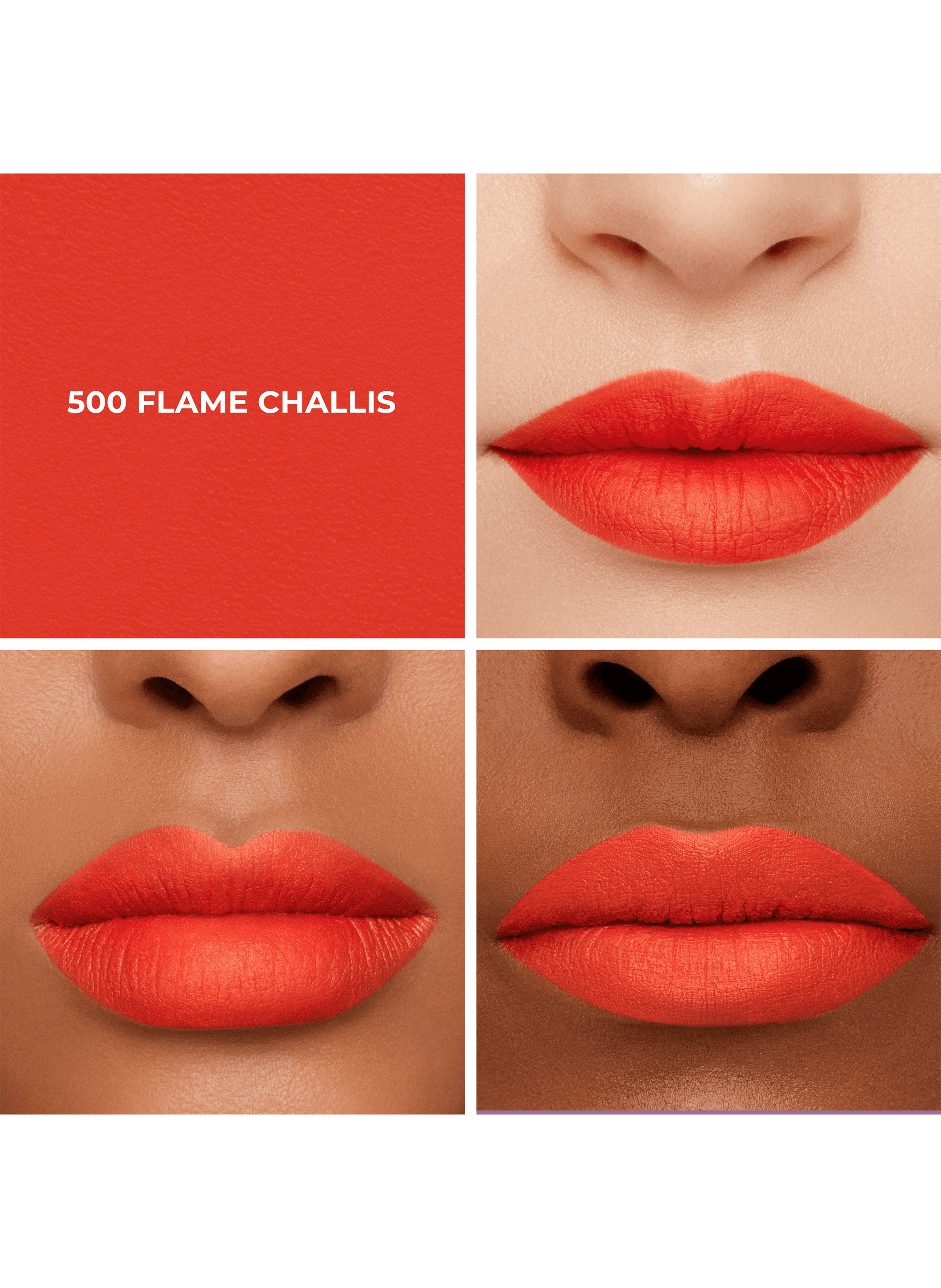 Caviar Smoothing Matte Lipstick LAURA MERCIER 500 flame challis  