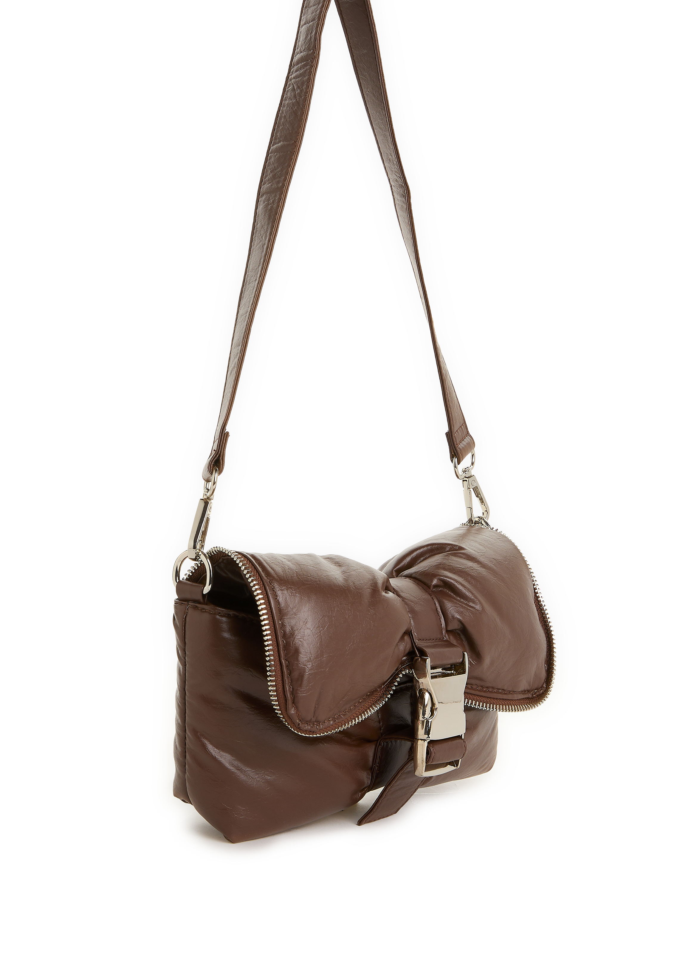 Sac à main matelassé  AU PRINTEMPS PARIS Marron