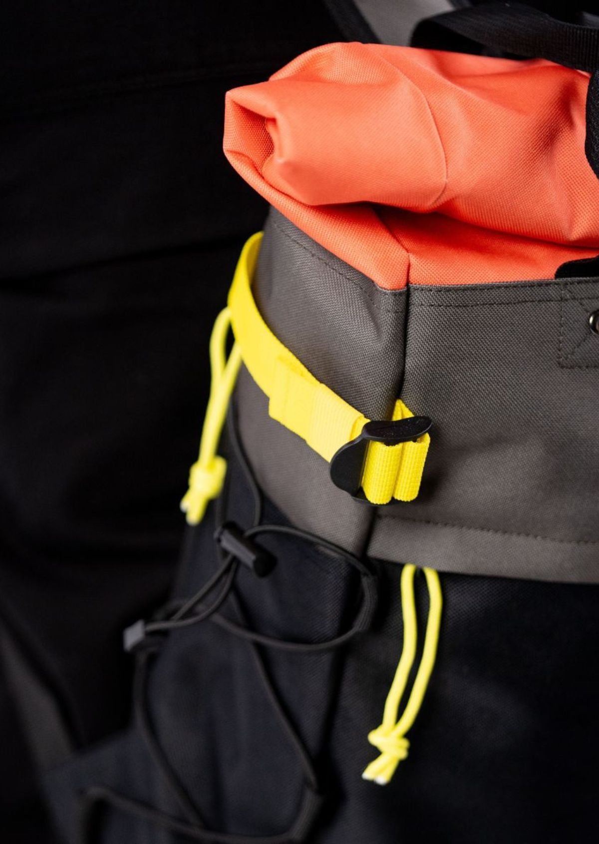 Sac à dos en polyester recyclé rolltop BILLYBELT Kaki