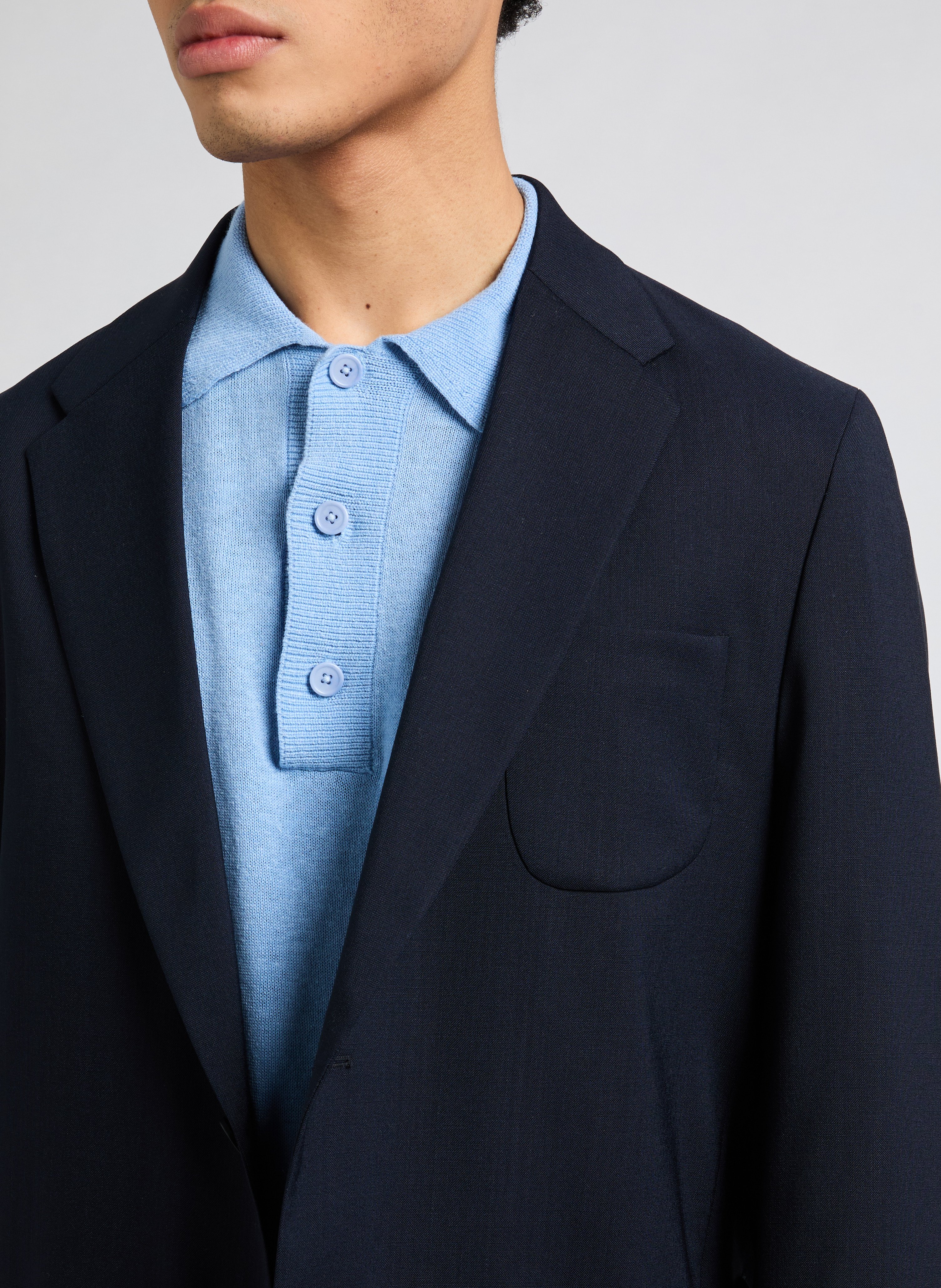 Double-breasted blazer SAISON 1865 Blue