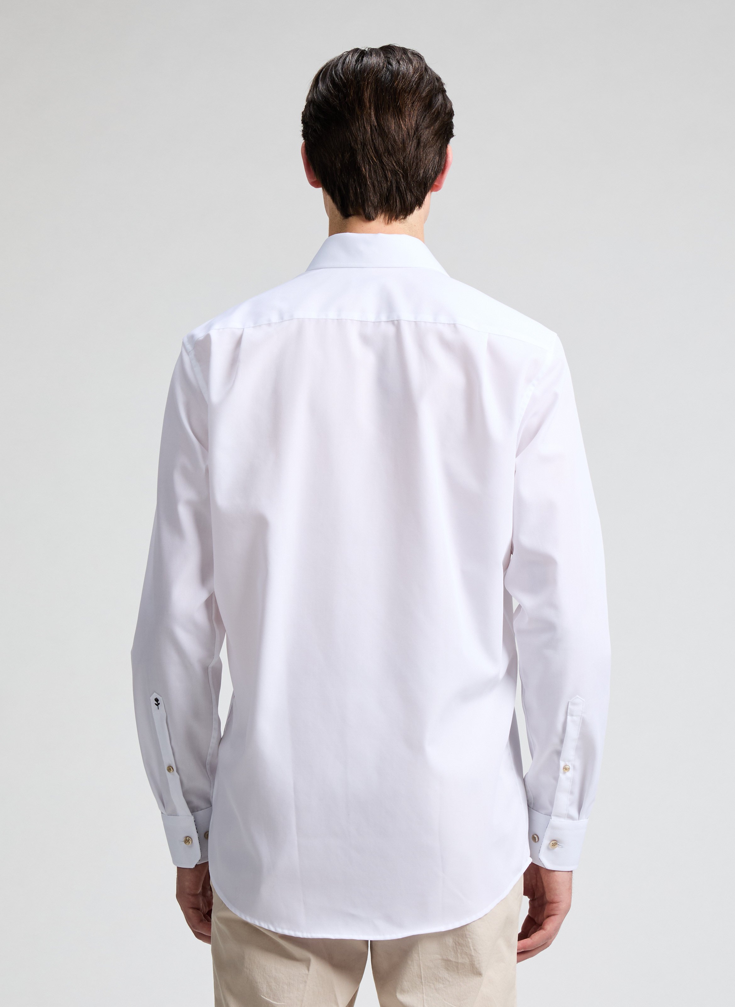 Cotton shirt SEIDENSTICKER White