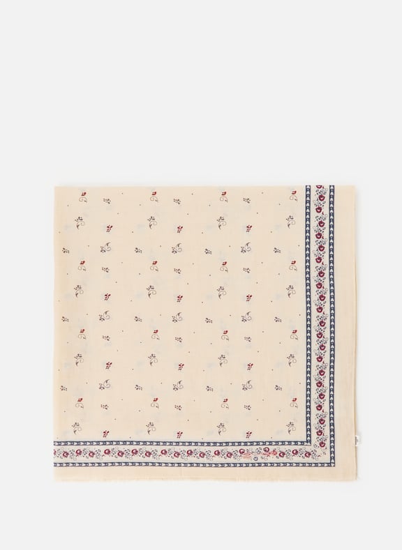 Printed cotton scarf BECKSÖNDERGAARD Printed cotton scarf BECKSÖNDERGAARD
