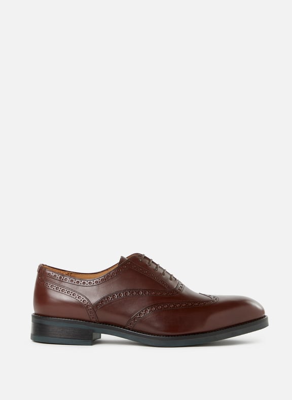 Derbies à découpes en cuir Marron by PAUL SMITH PAUL SMITH Derbies à découpes en cuir Marron