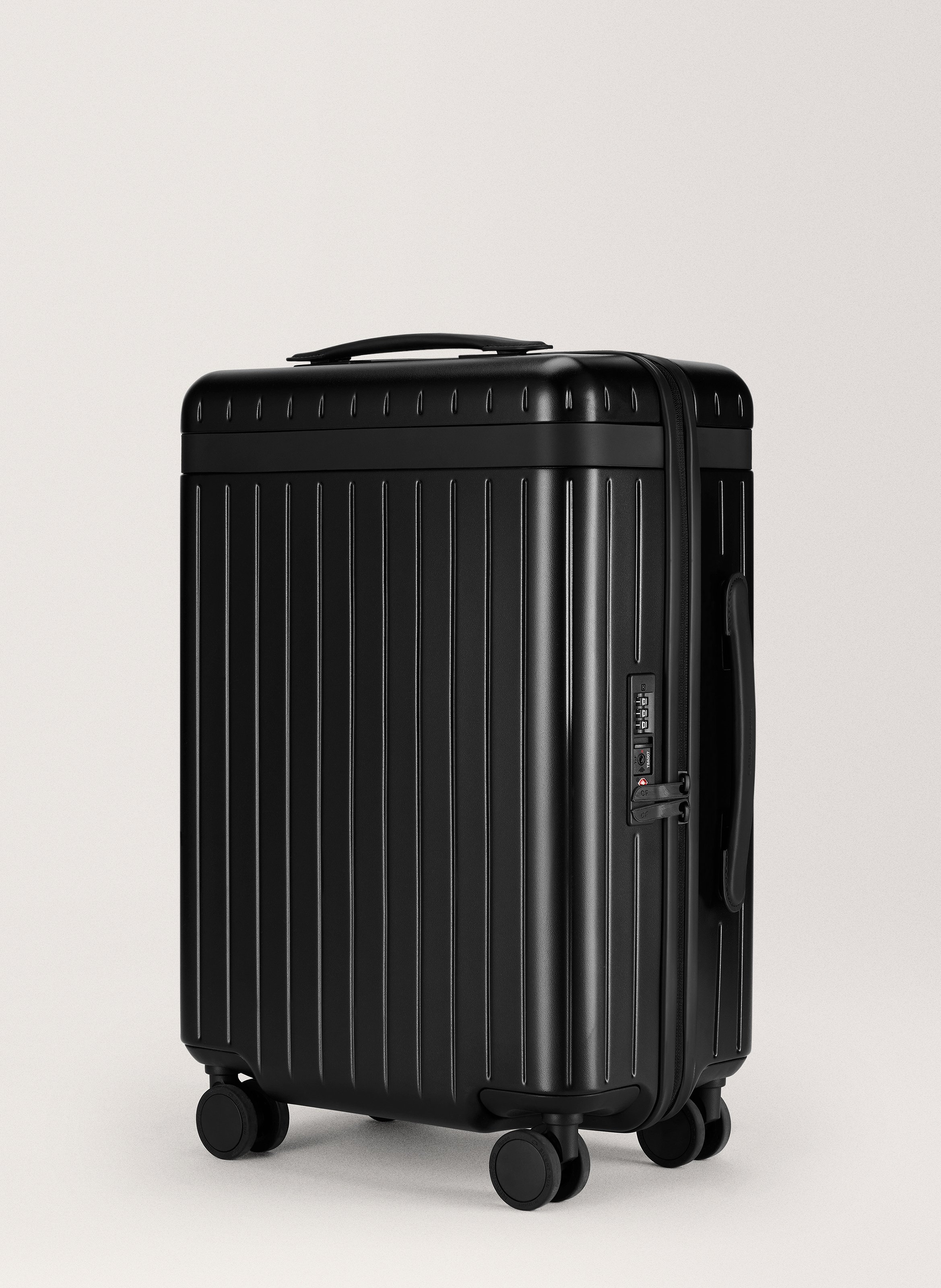 Valise 'the carry-on' en polycarbonate à fermeture zippée CARL FRIEDRIK Noir