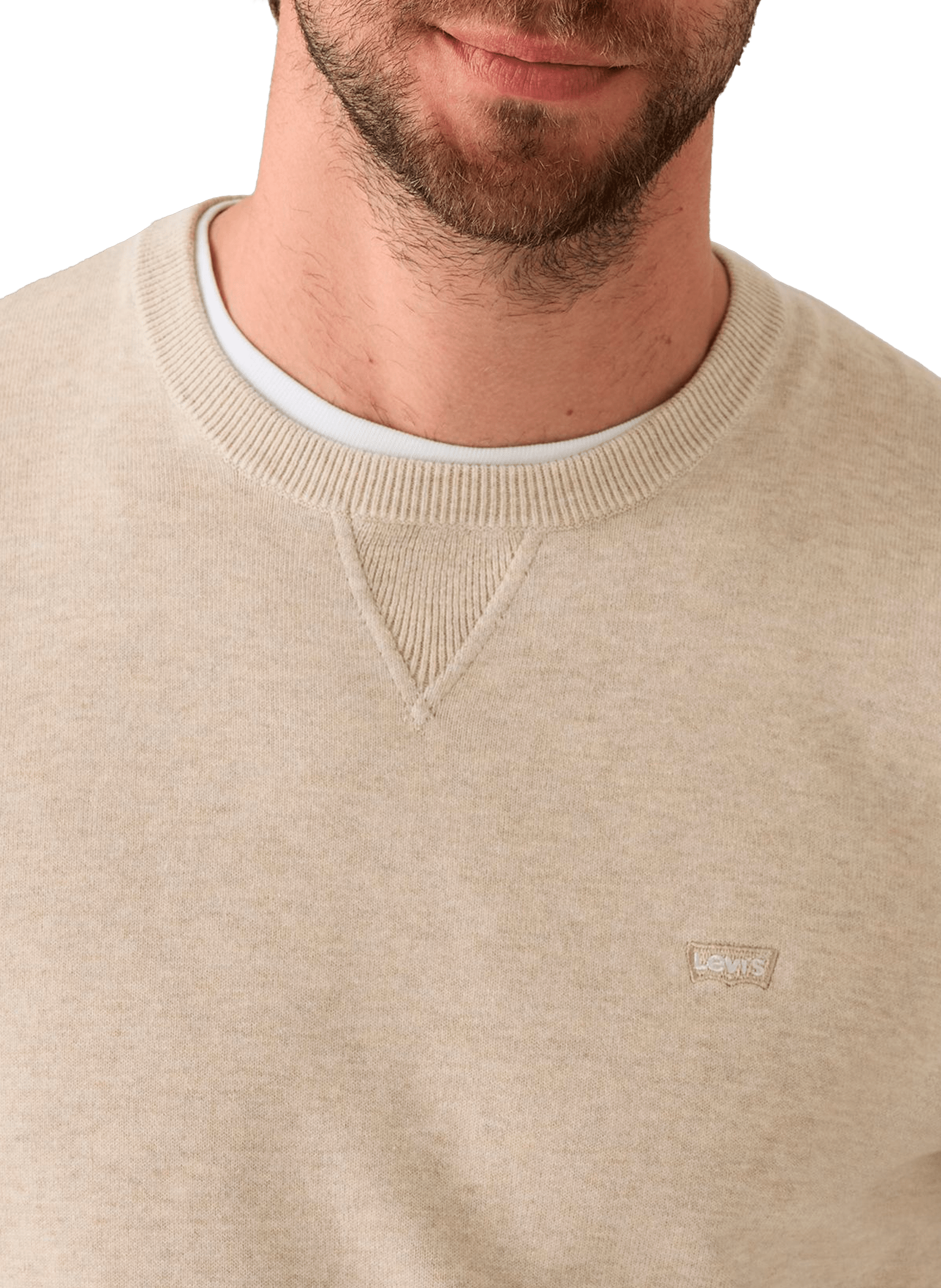 Pull en coton  LEVI&#039;S Beige