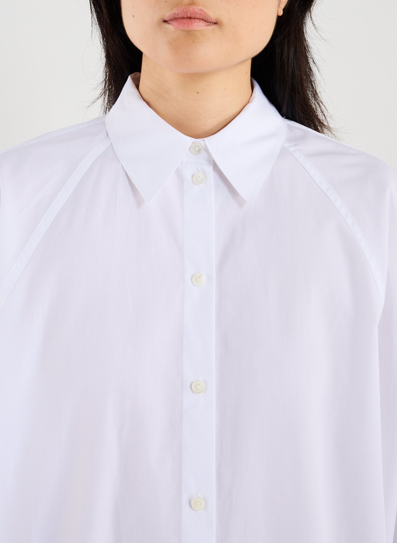 Oversize cotton shirt TOTEME White