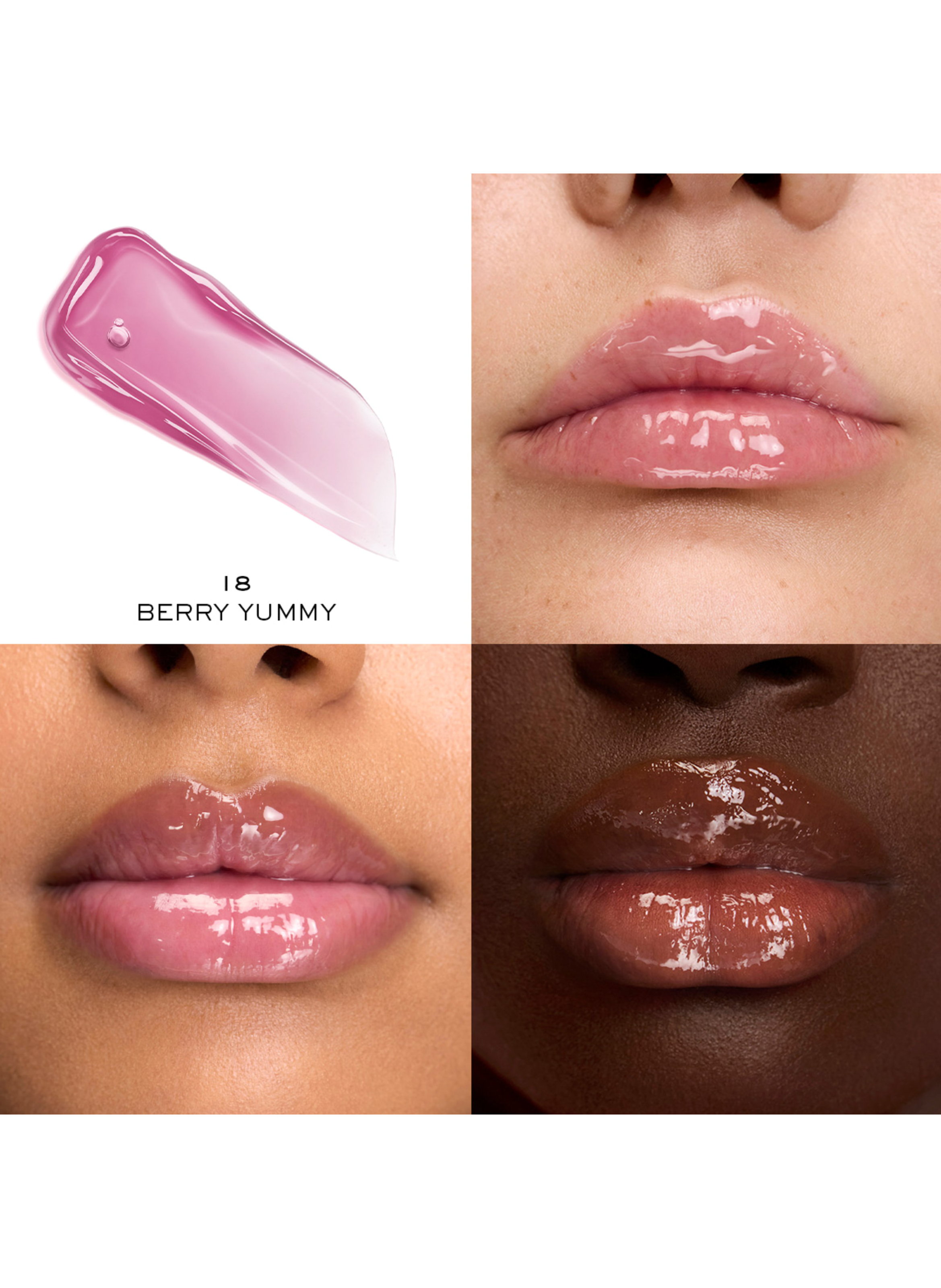 Lip Idôle Gloss Lip Oil LANCÔME 18 berry yummy