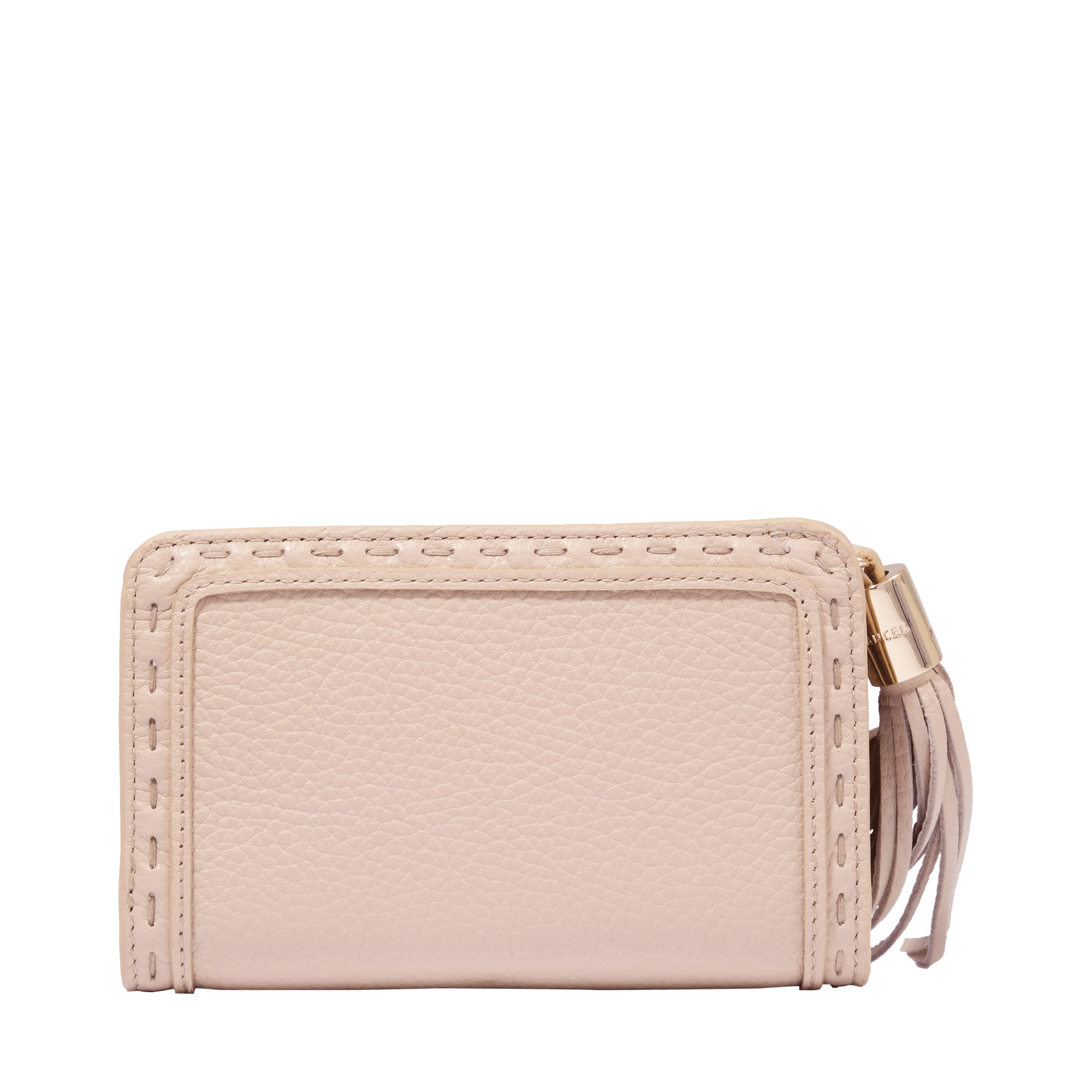 Compact rectangular wallet premier flirt by lancel in leather Beige