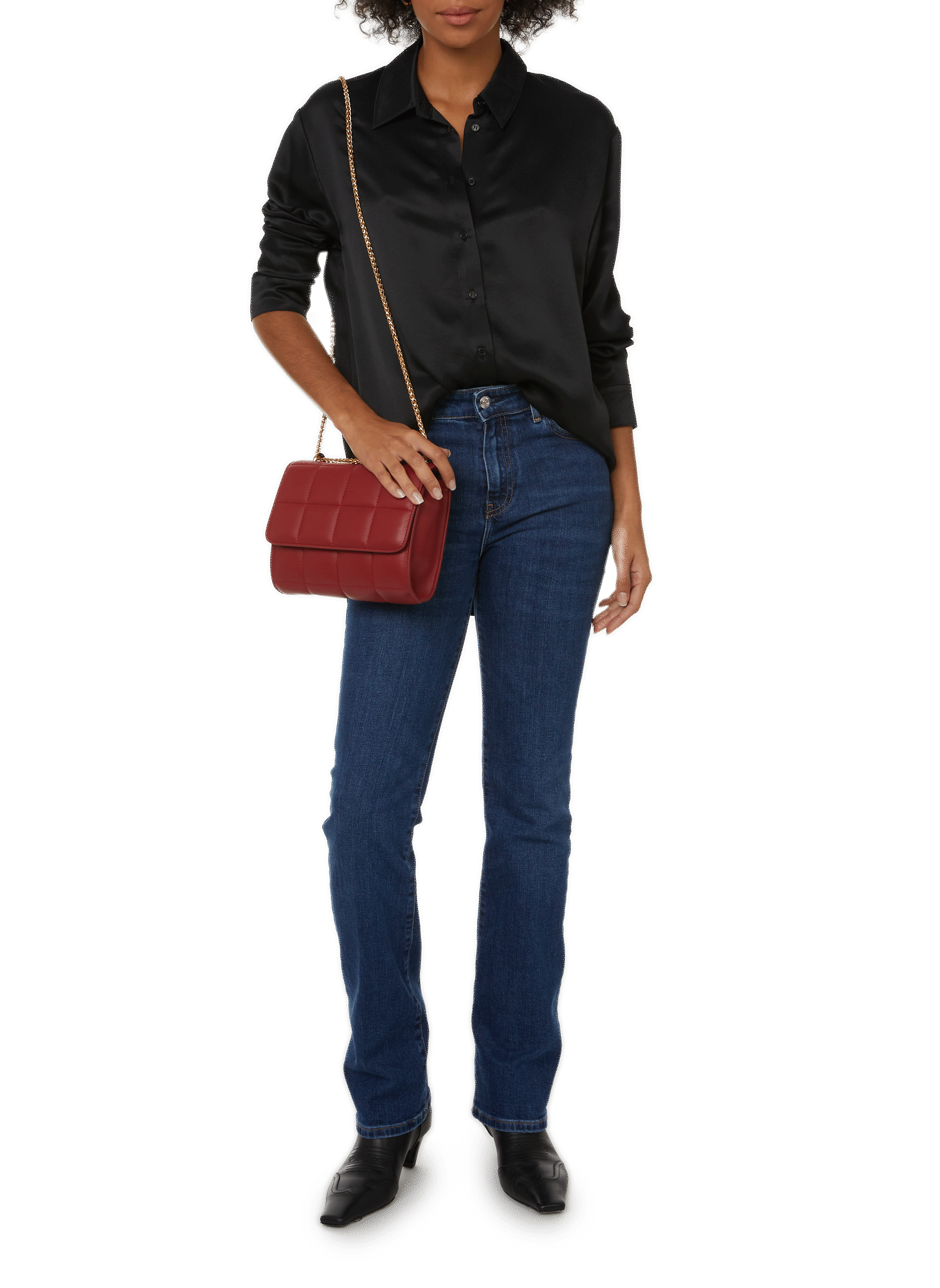 Quilted shoulder bag AU PRINTEMPS PARIS Red