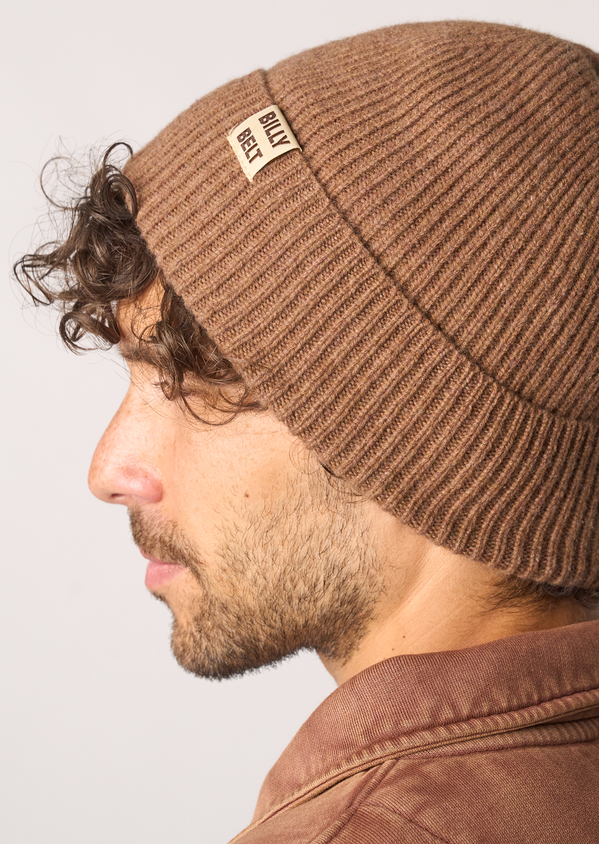 Bonnet en laine BILLYBELT Marron