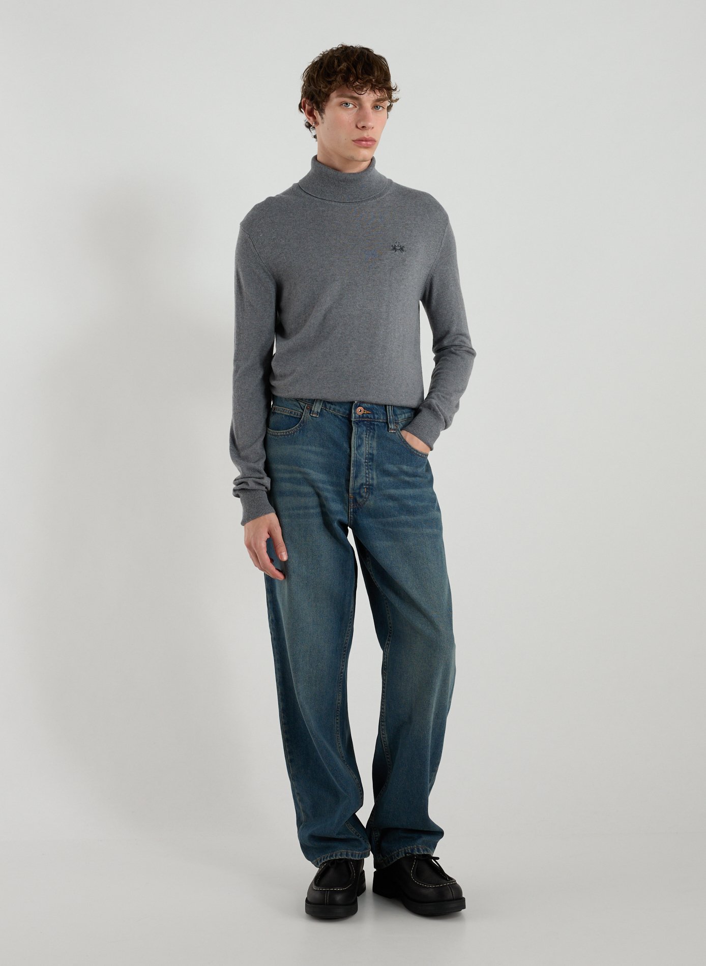 Straight cotton jeans DICKIES Blue