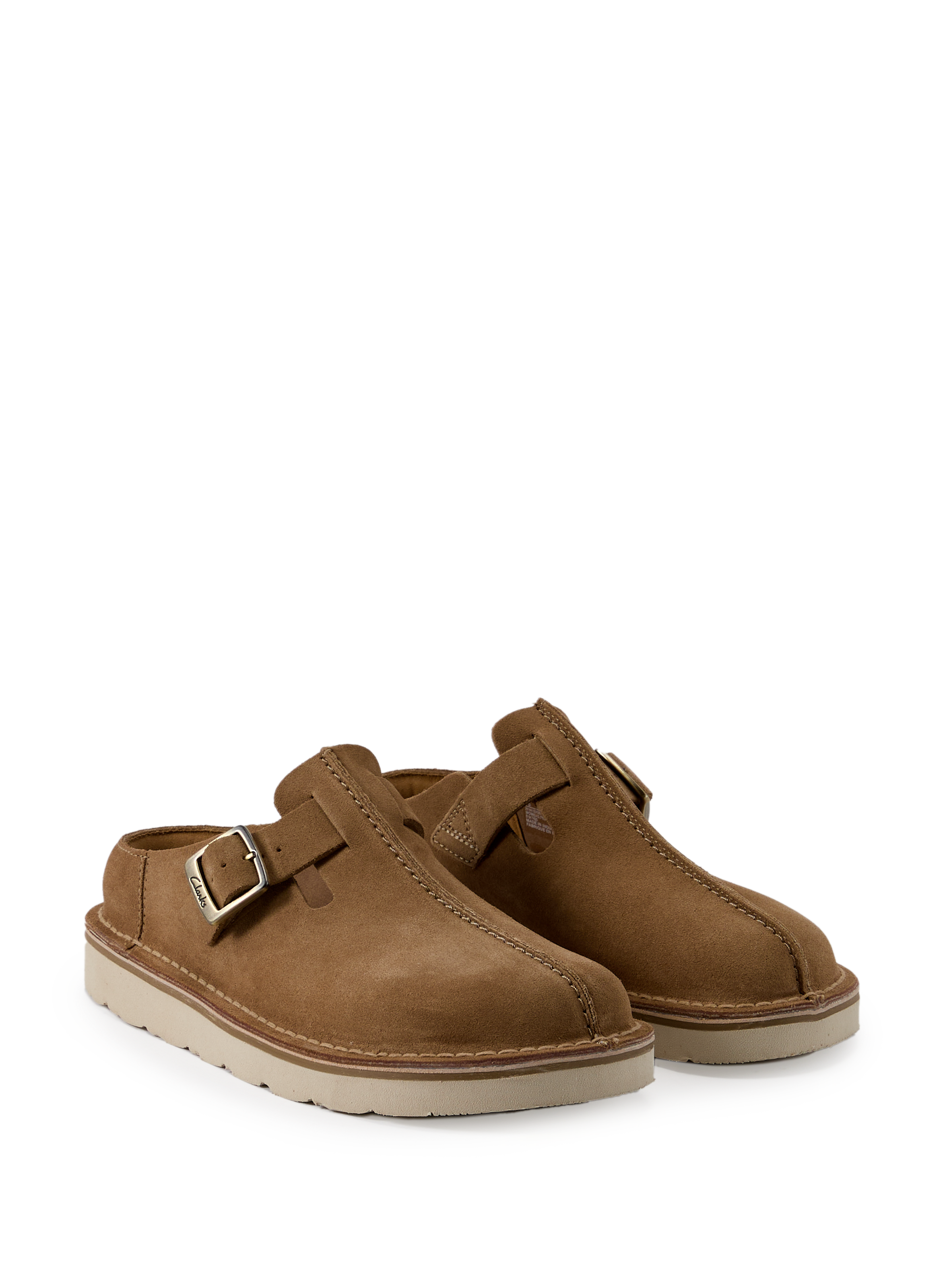 Mules en cuir CLARKS Marron