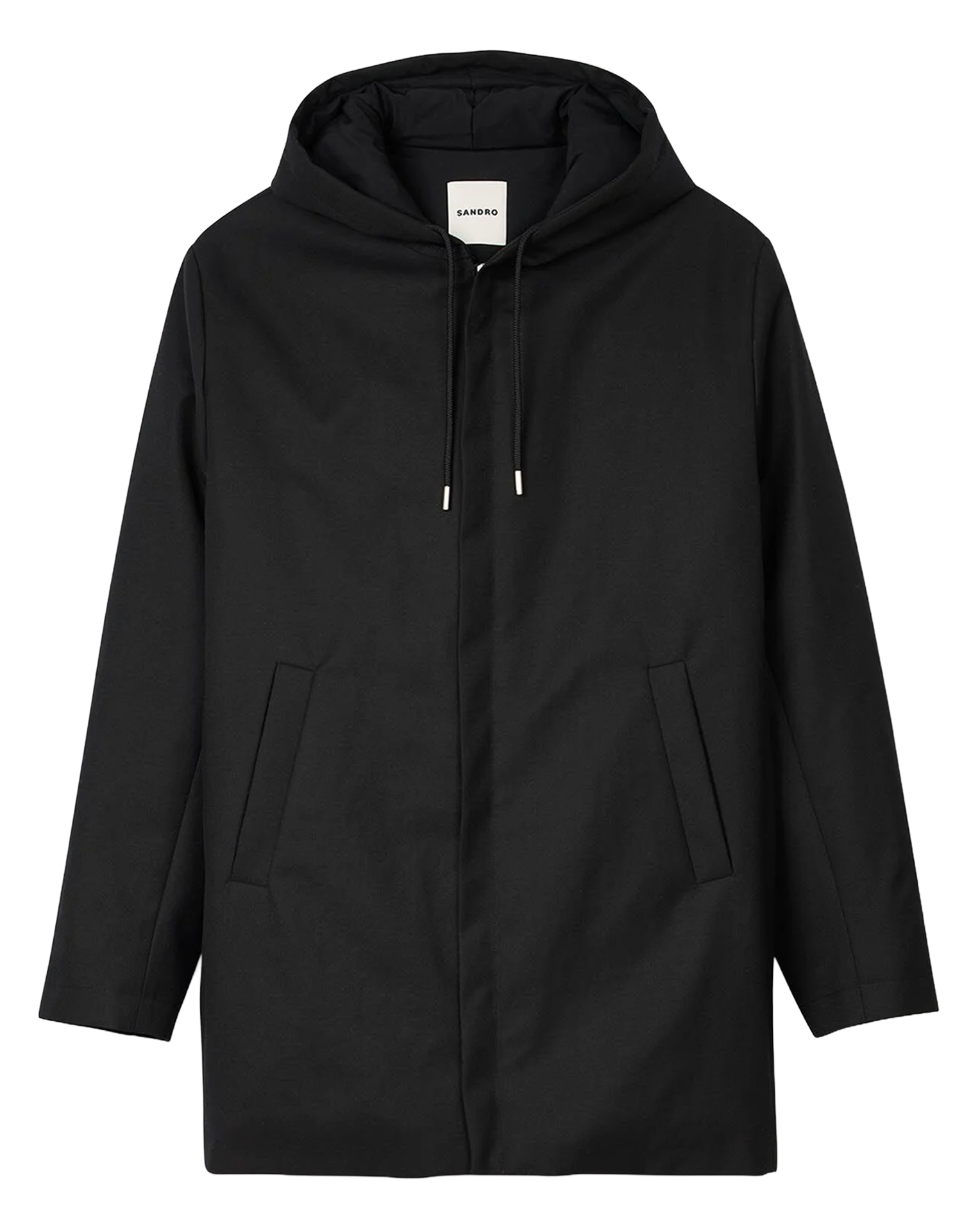 Parka à capuche SANDRO Noir