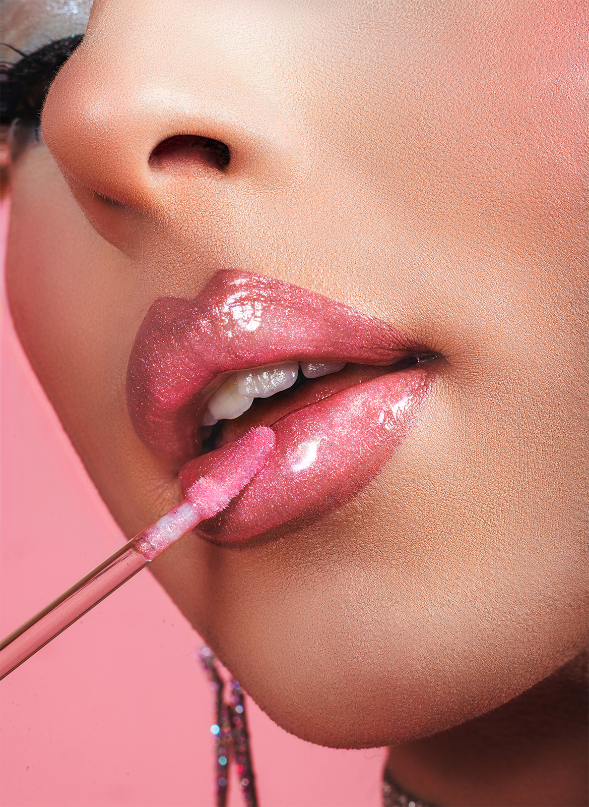 Gloss Pailleté SISI LA PAILLETTE Rose pamela