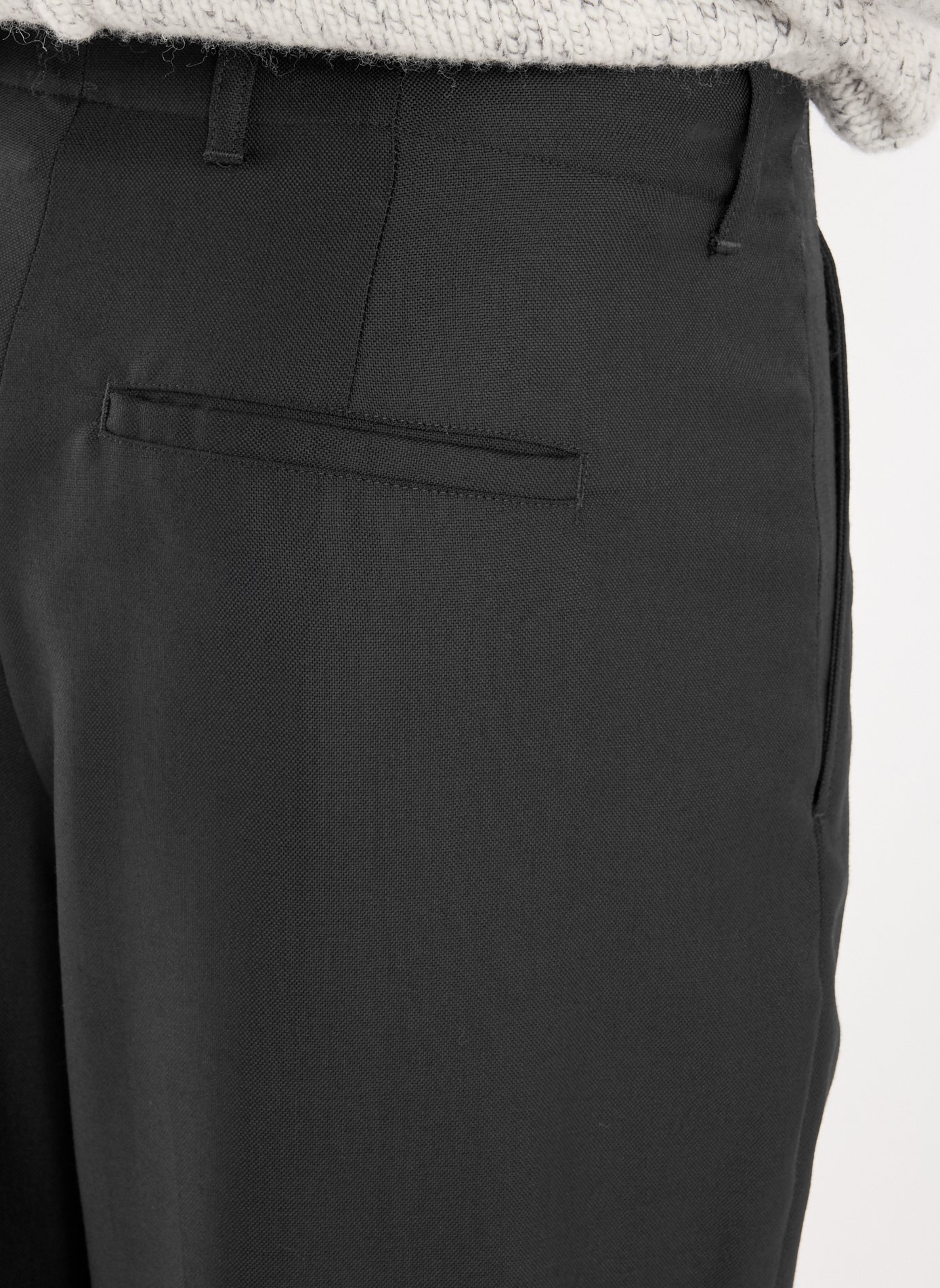 Cropped wool trousers OUR LEGACY Black