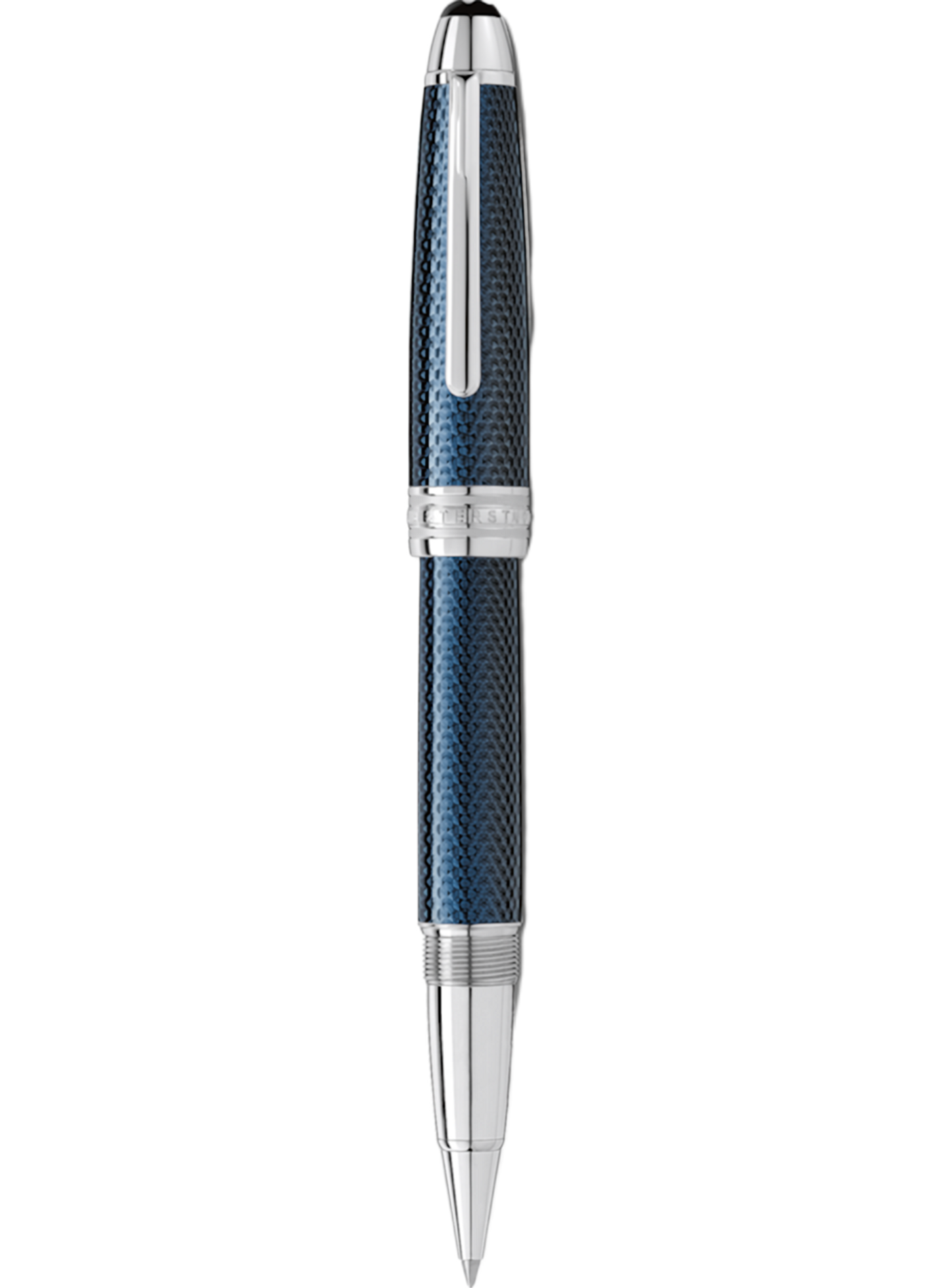 Stylo texturé en laque MONTBLANC Bleu