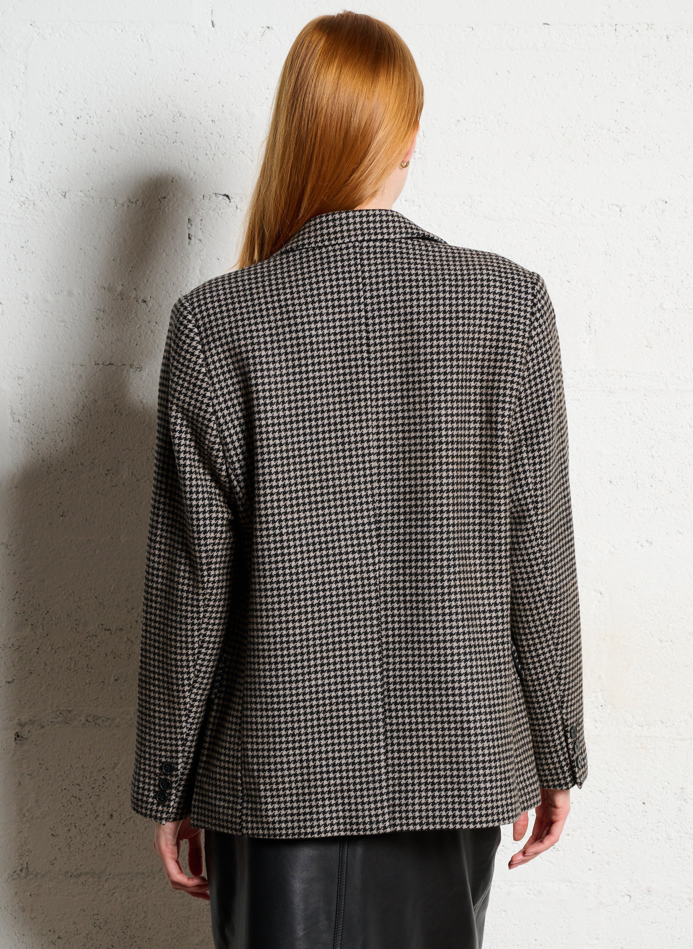 Veste tailleur en laine mélangée IKKS Beige