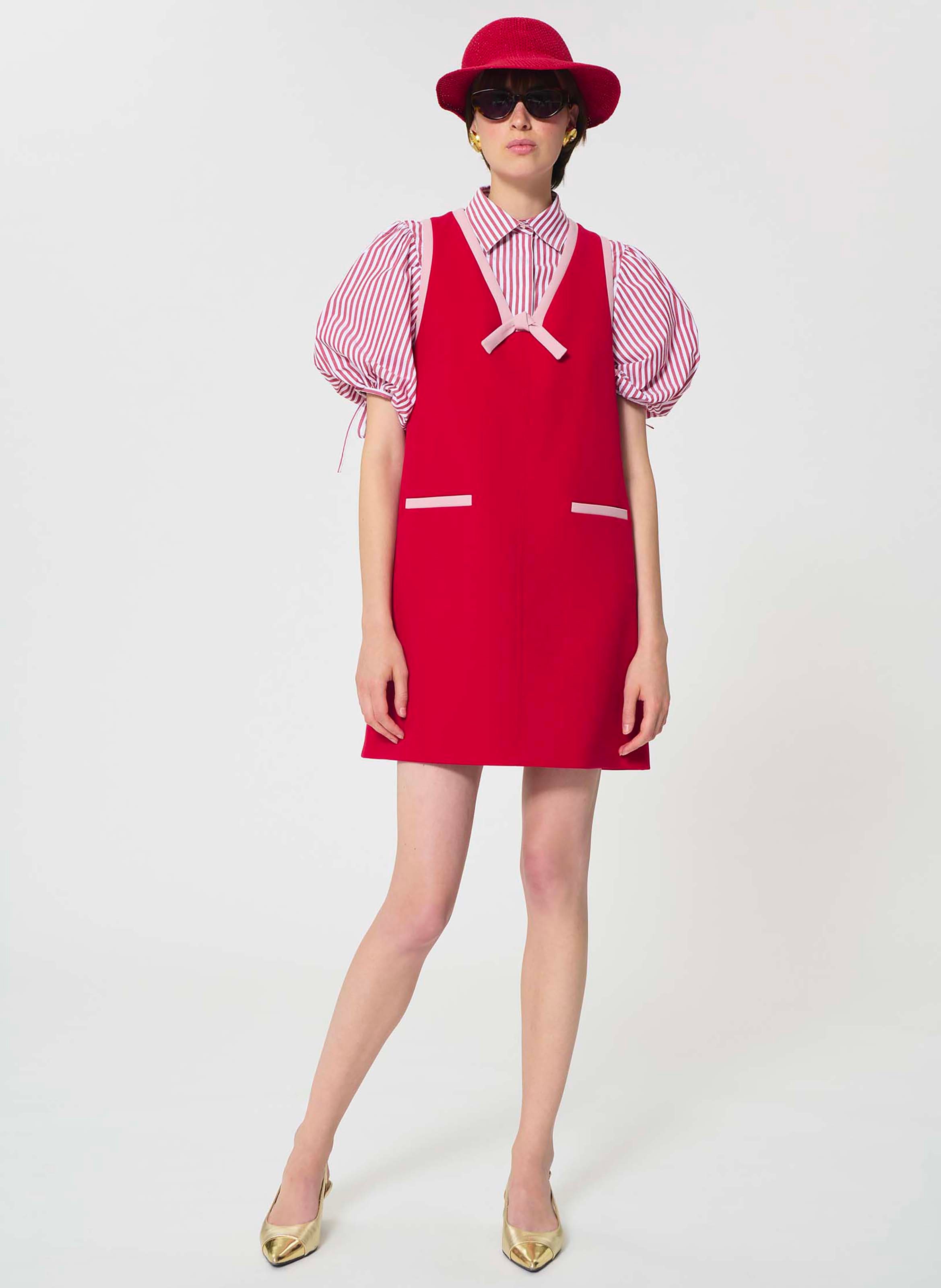 Robe rule TARA JARMON Rouge